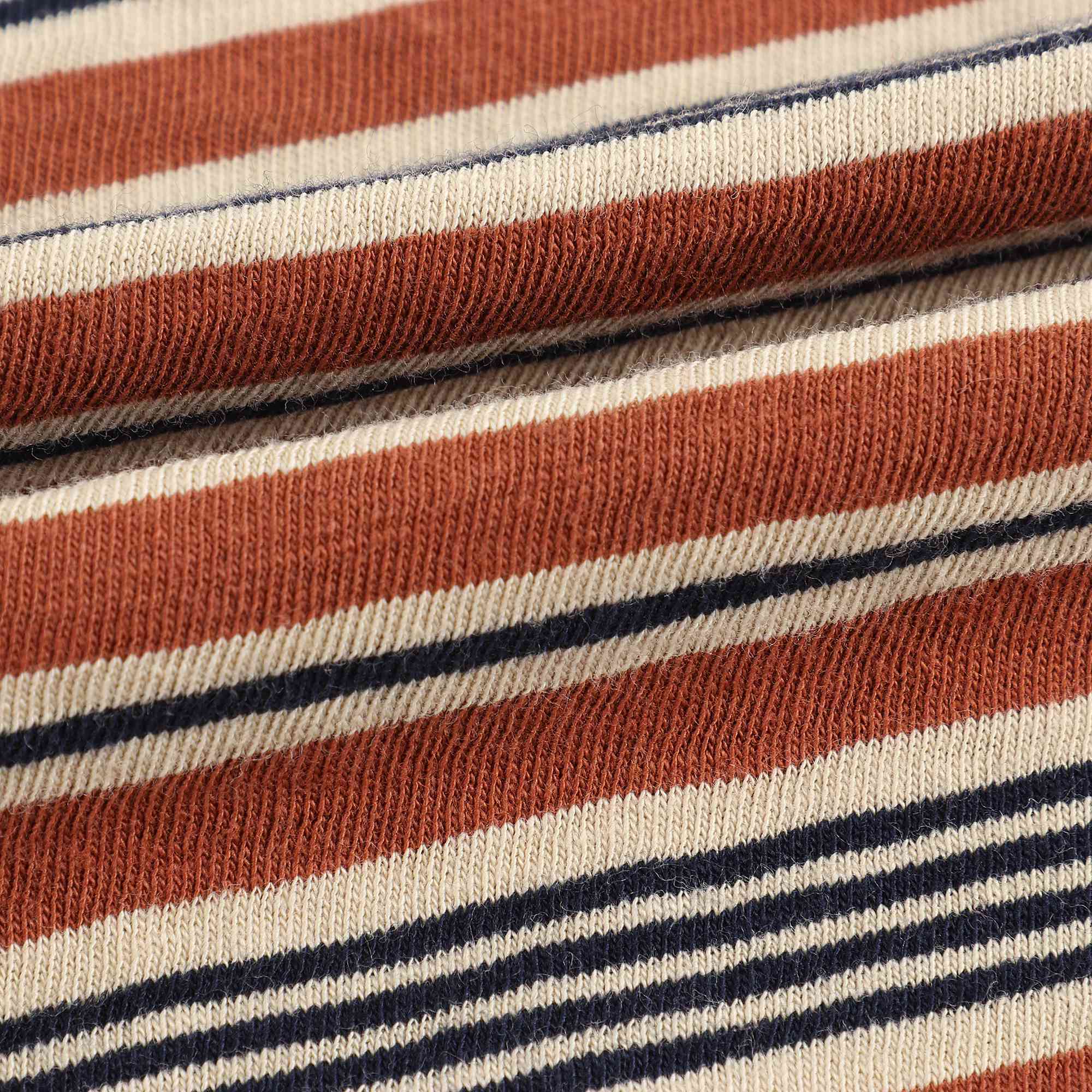 Boys Toffee Stripes Cotton T-shirt