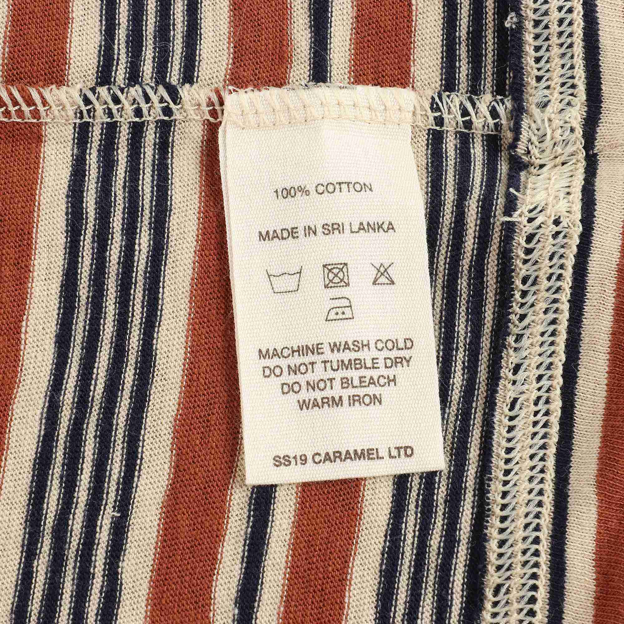 Boys Toffee Stripes Cotton T-shirt