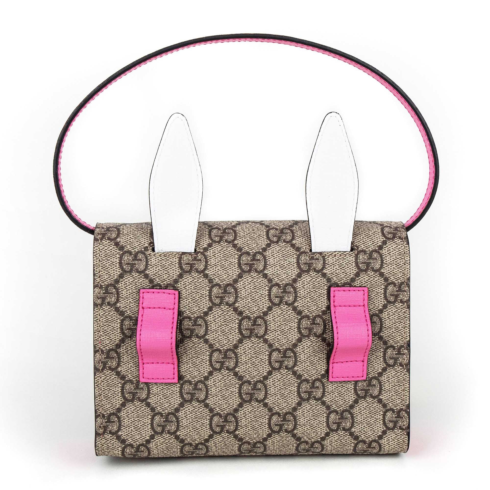Girls Beige Bunny Bag