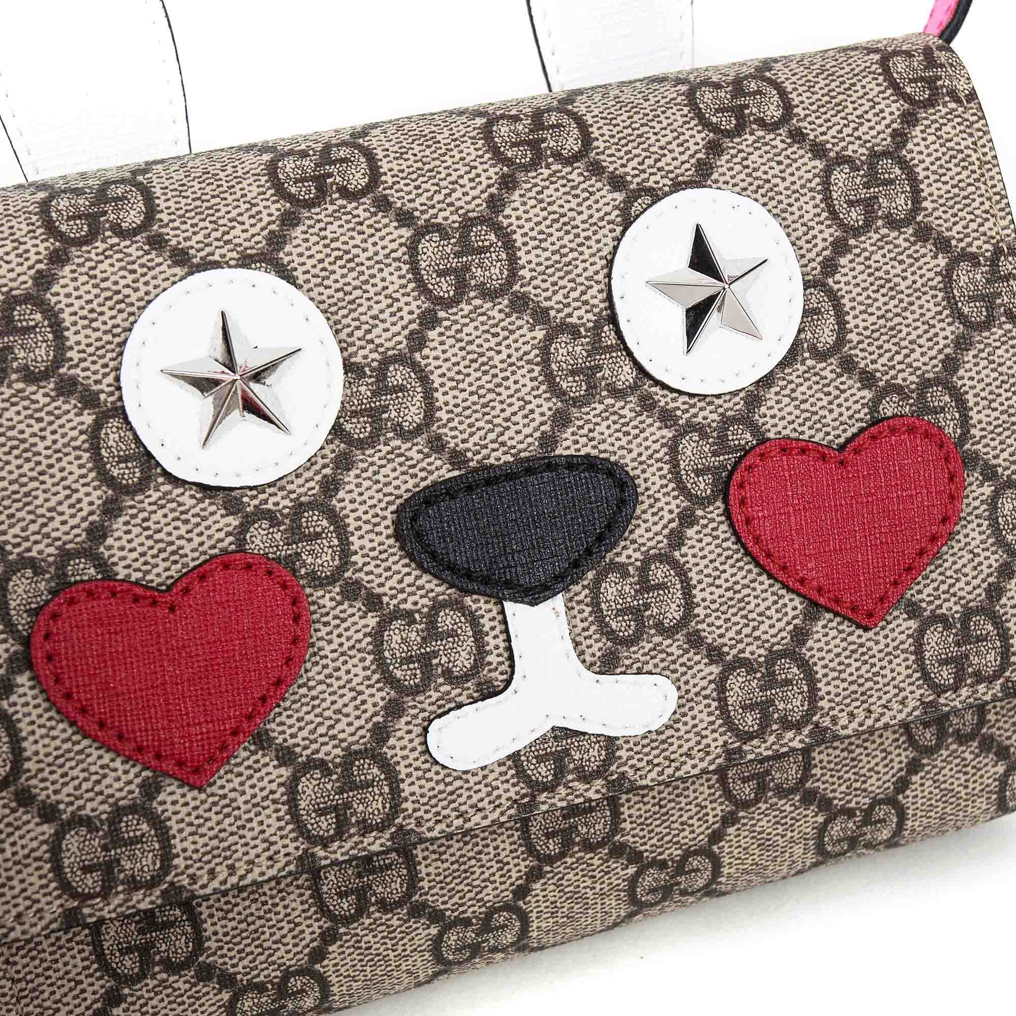 Girls Beige Bunny Bag