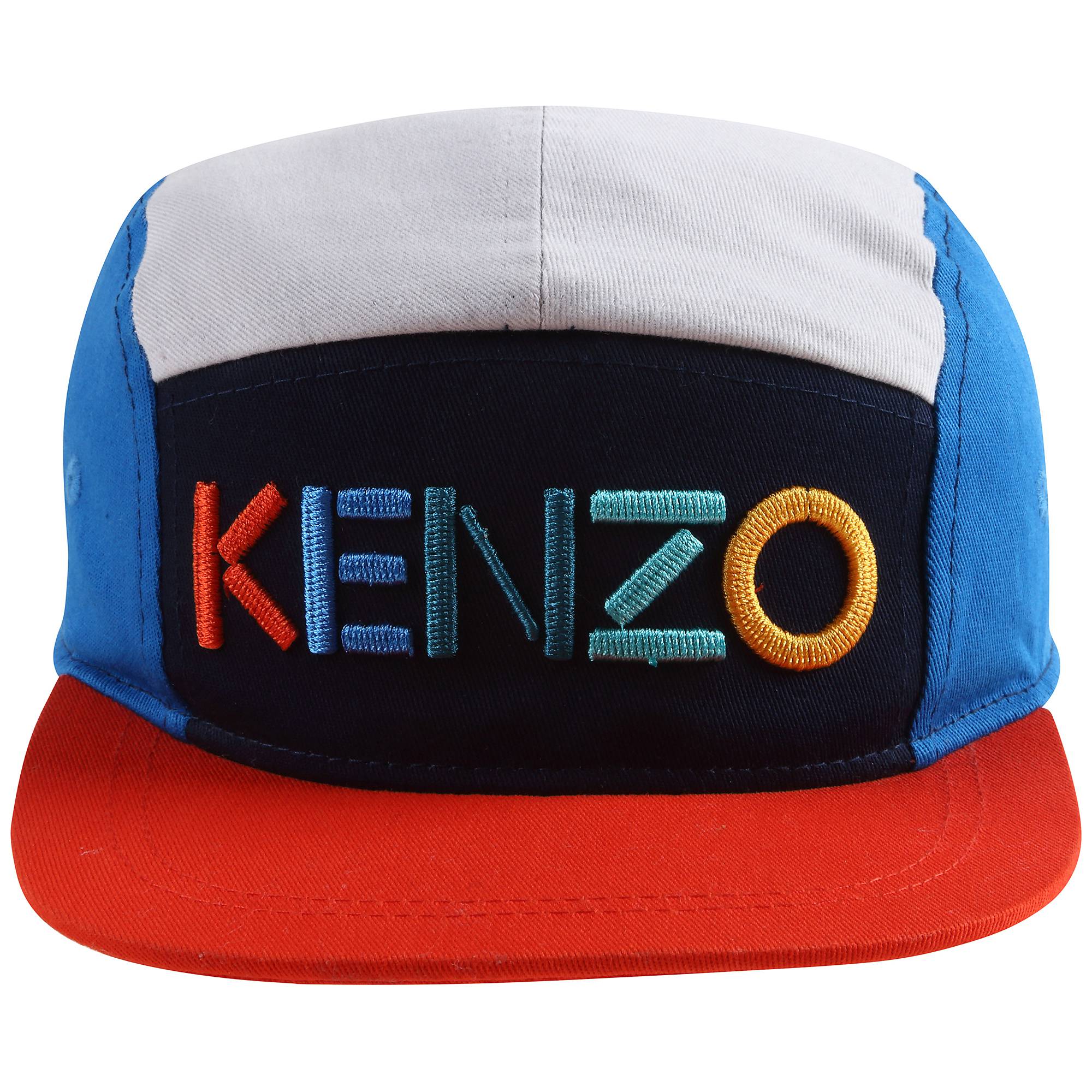 Boys Vivid Blue Logo Cotton Hat