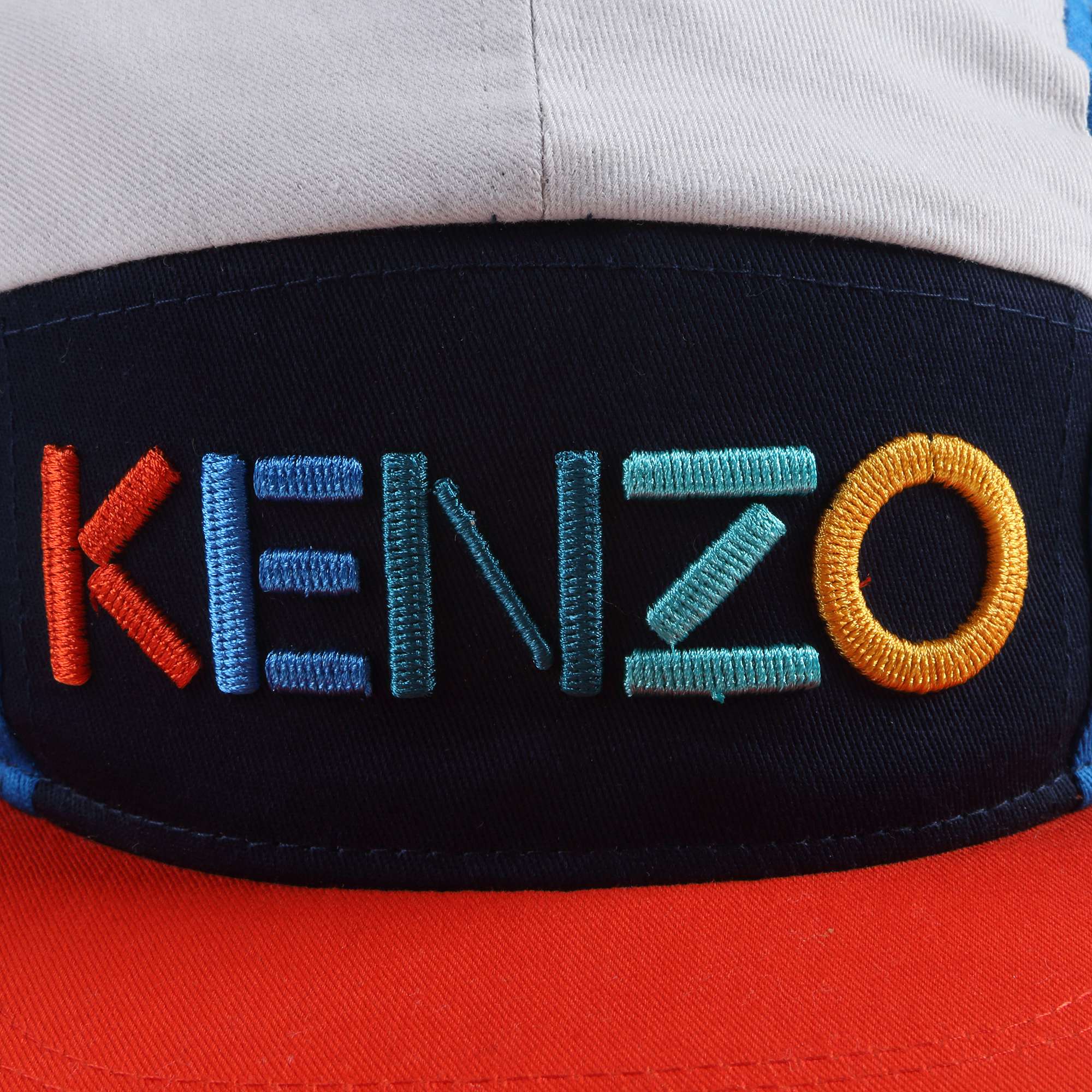 Boys Vivid Blue Logo Cotton Hat
