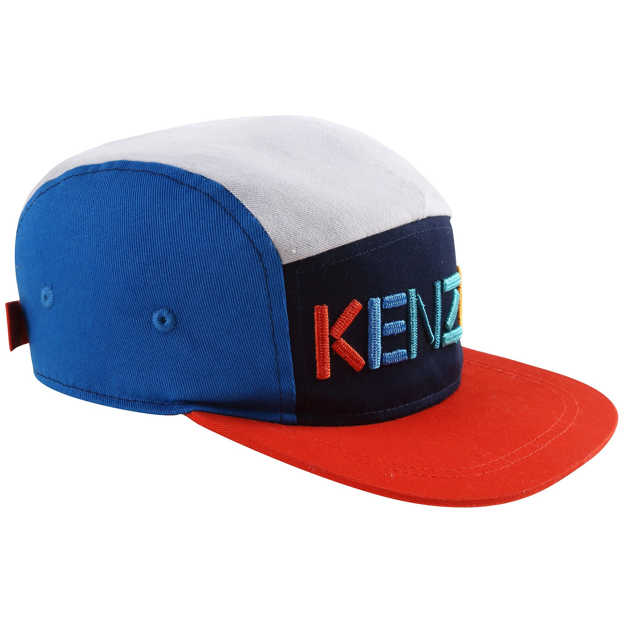 Boys Vivid Blue Logo Cotton Hat