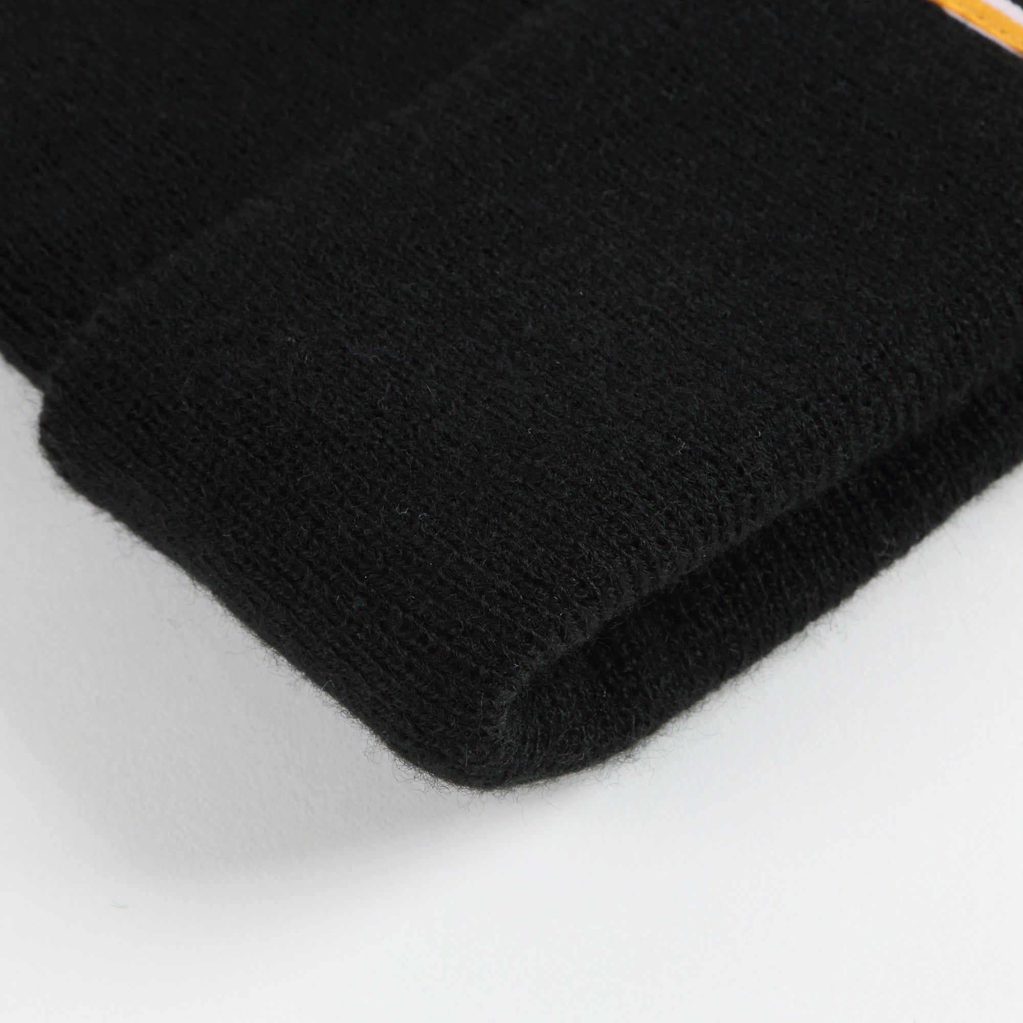 Boys Black Acrylic Chine Hat