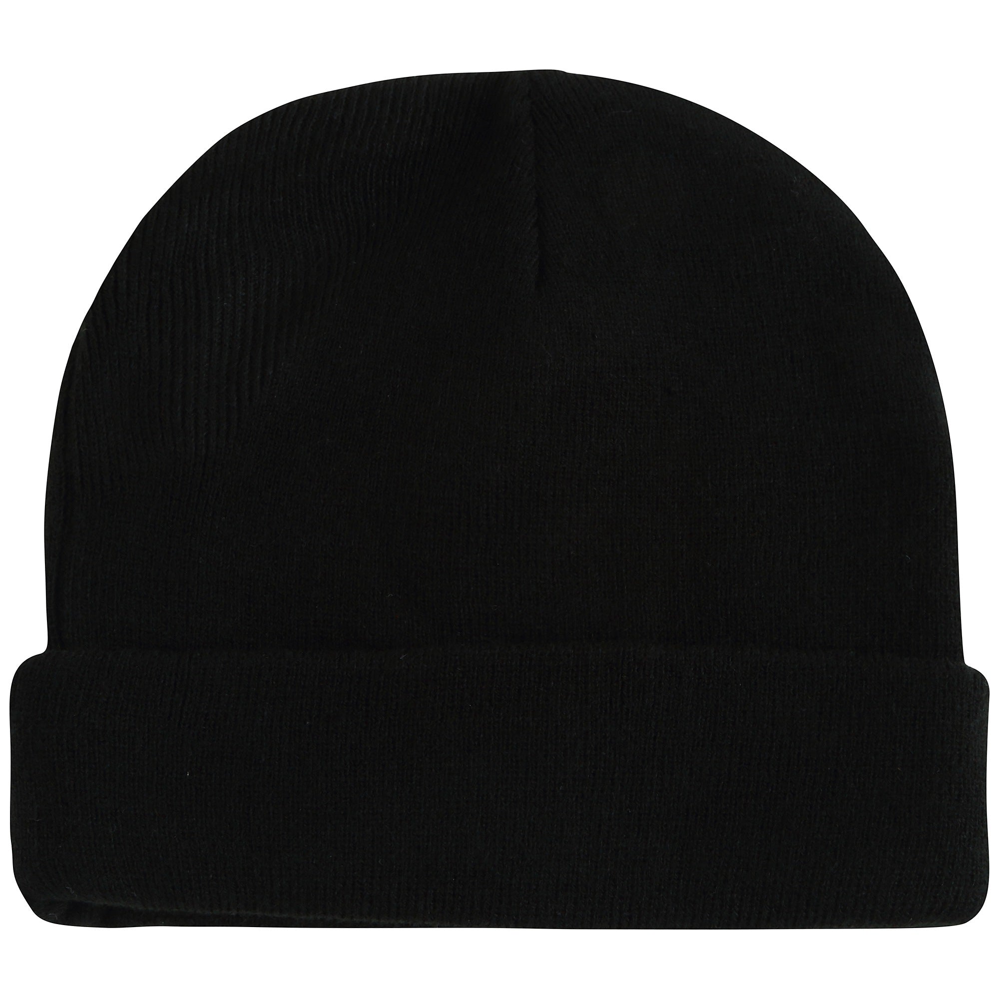 Boys Black Acrylic Chine Hat