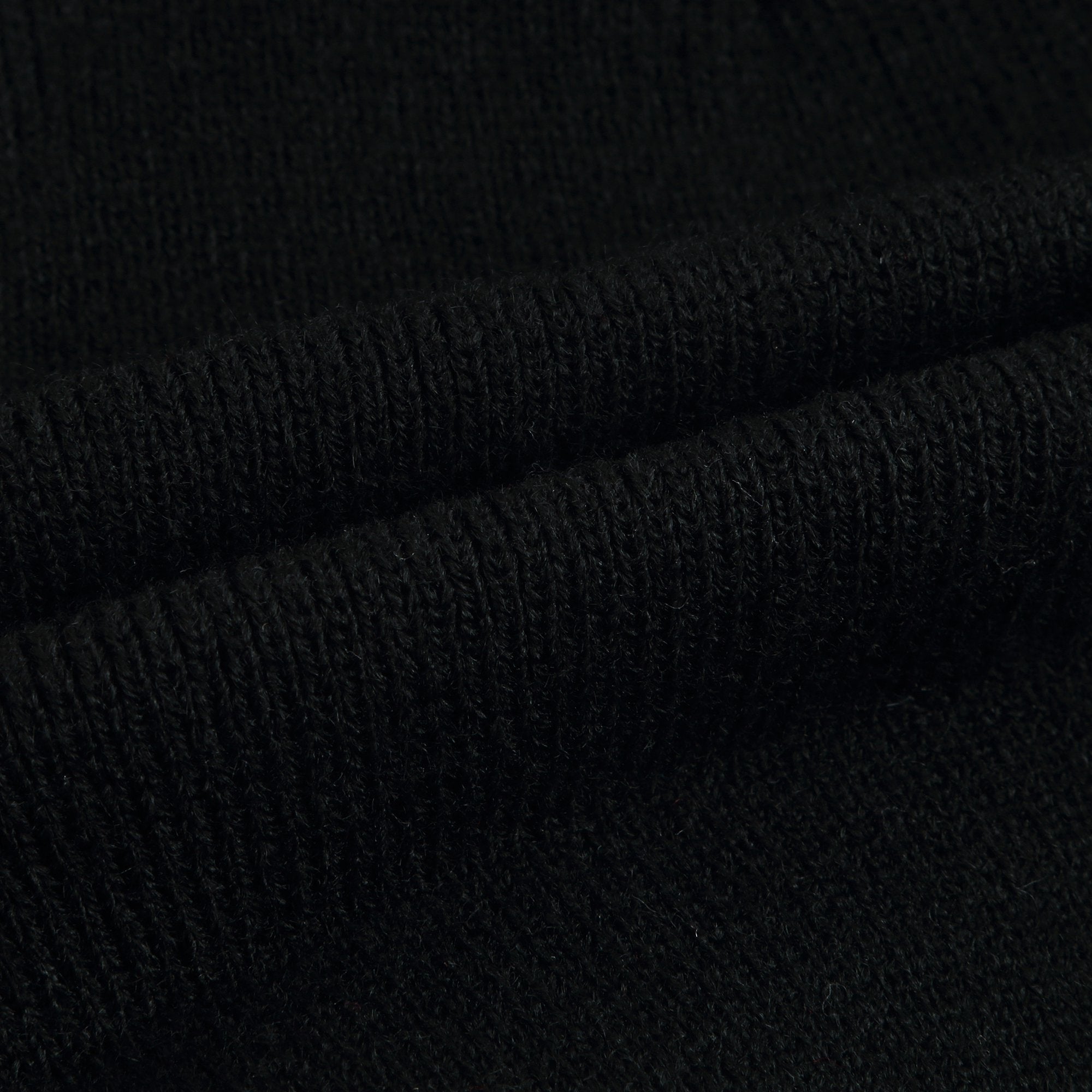 Boys Black Acrylic Chine Hat