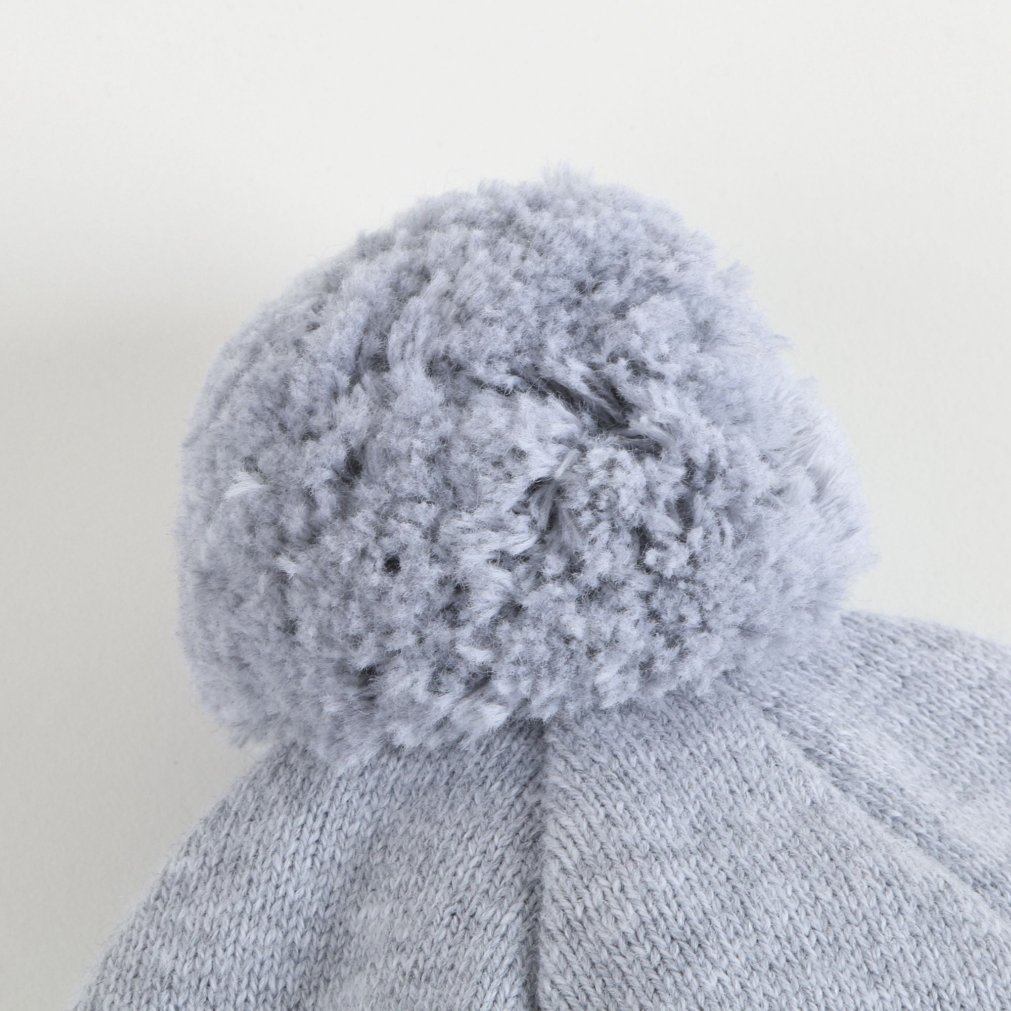 Baby Boys Marl Grey Cotton Hat