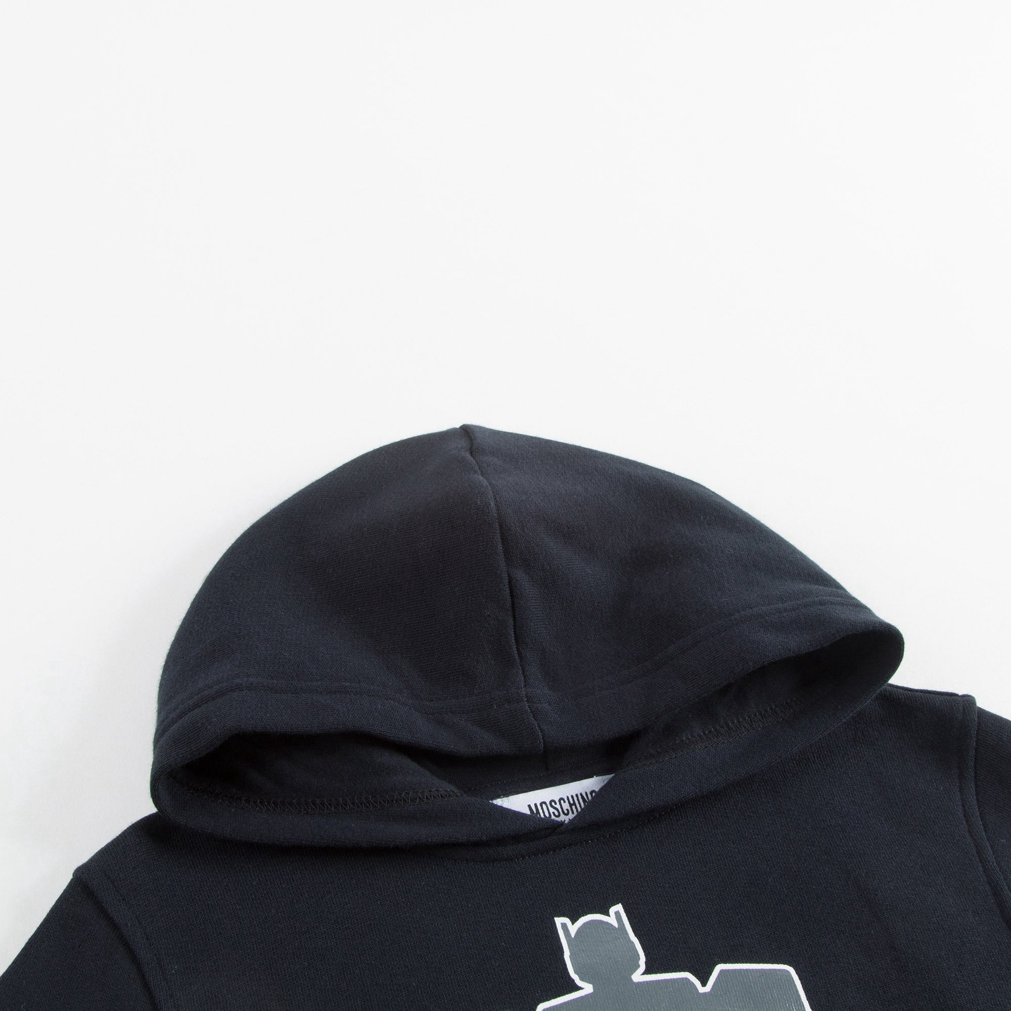Boys & Girls Black Logo Zip-up Top