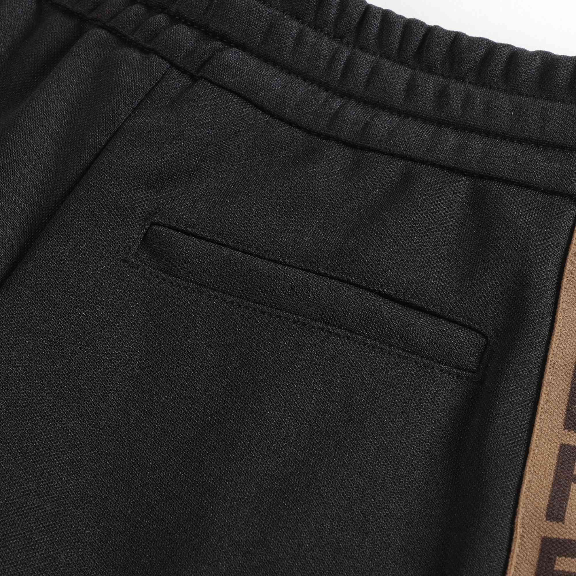 Boys Black FF Logo Shorts