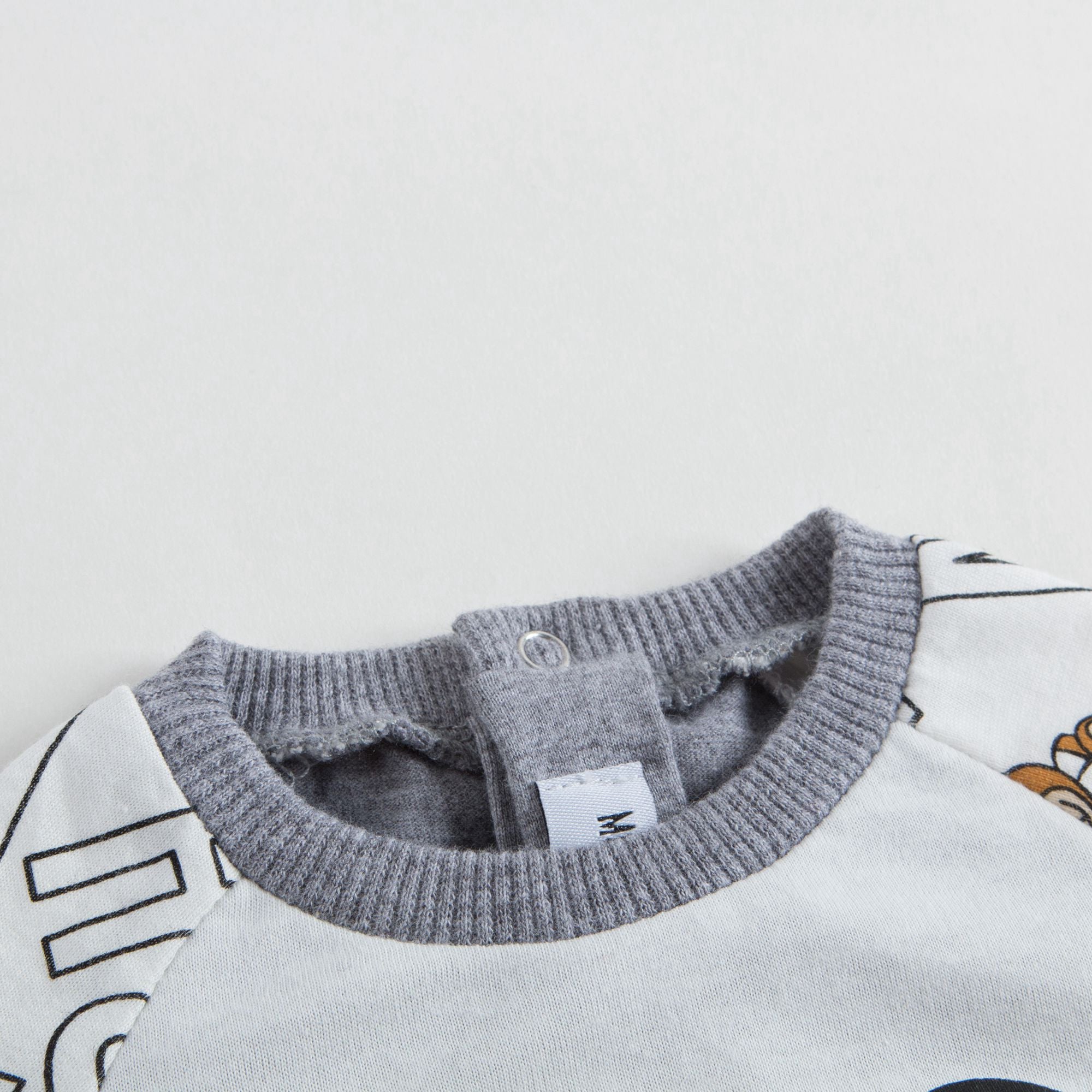 Baby White & Grey Toy Printed Babygrow 3 Piece Set