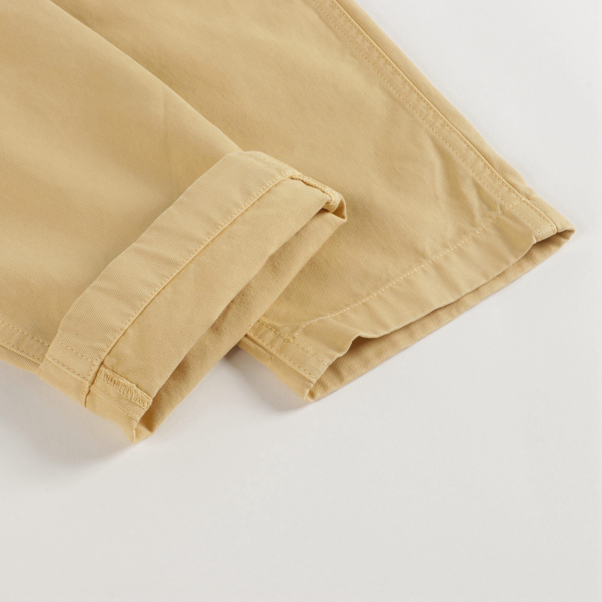 Baby Boys & Girls Yellow Cotton Trousers
