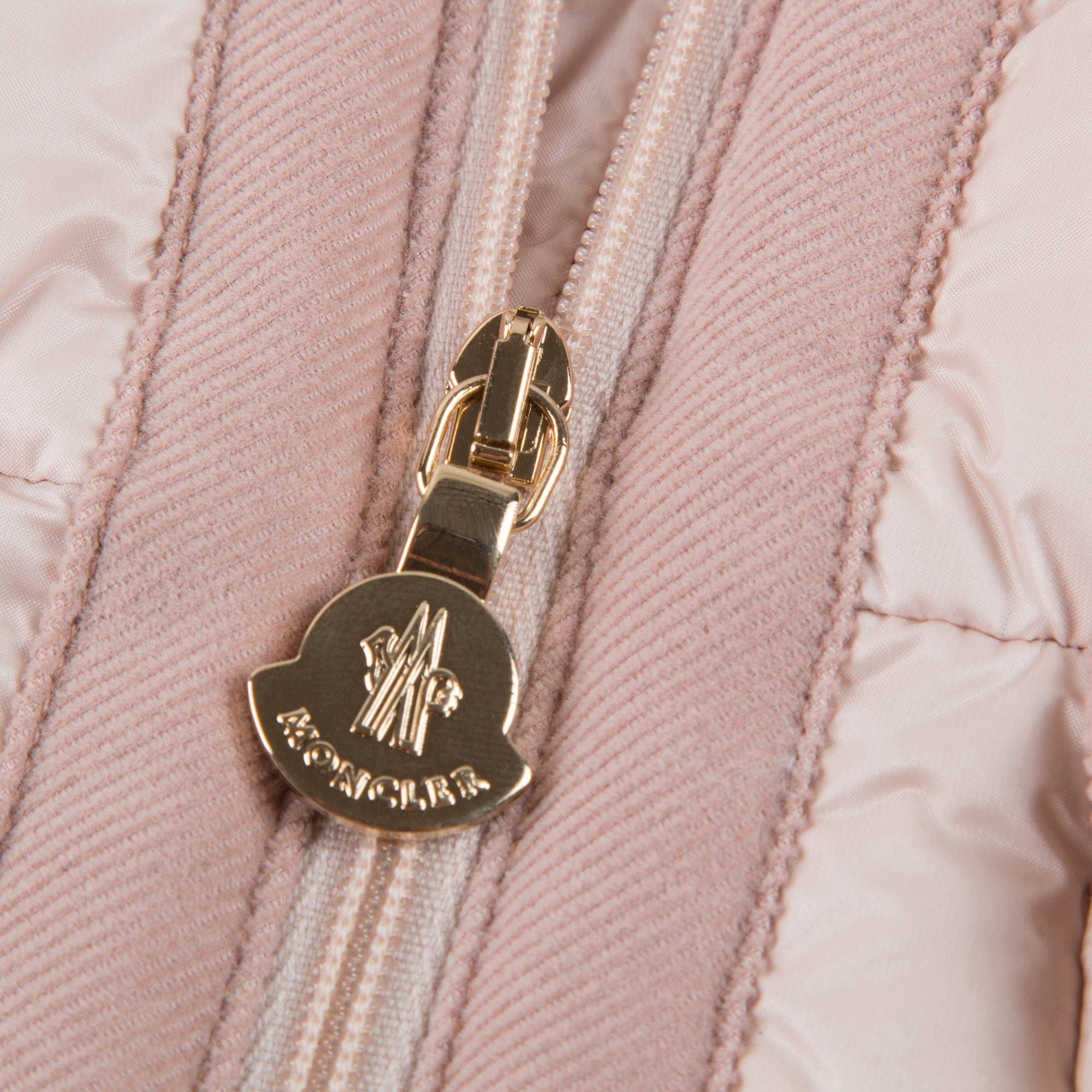 Baby Girls Pale Pink 'Maevant' Down Padded Coat