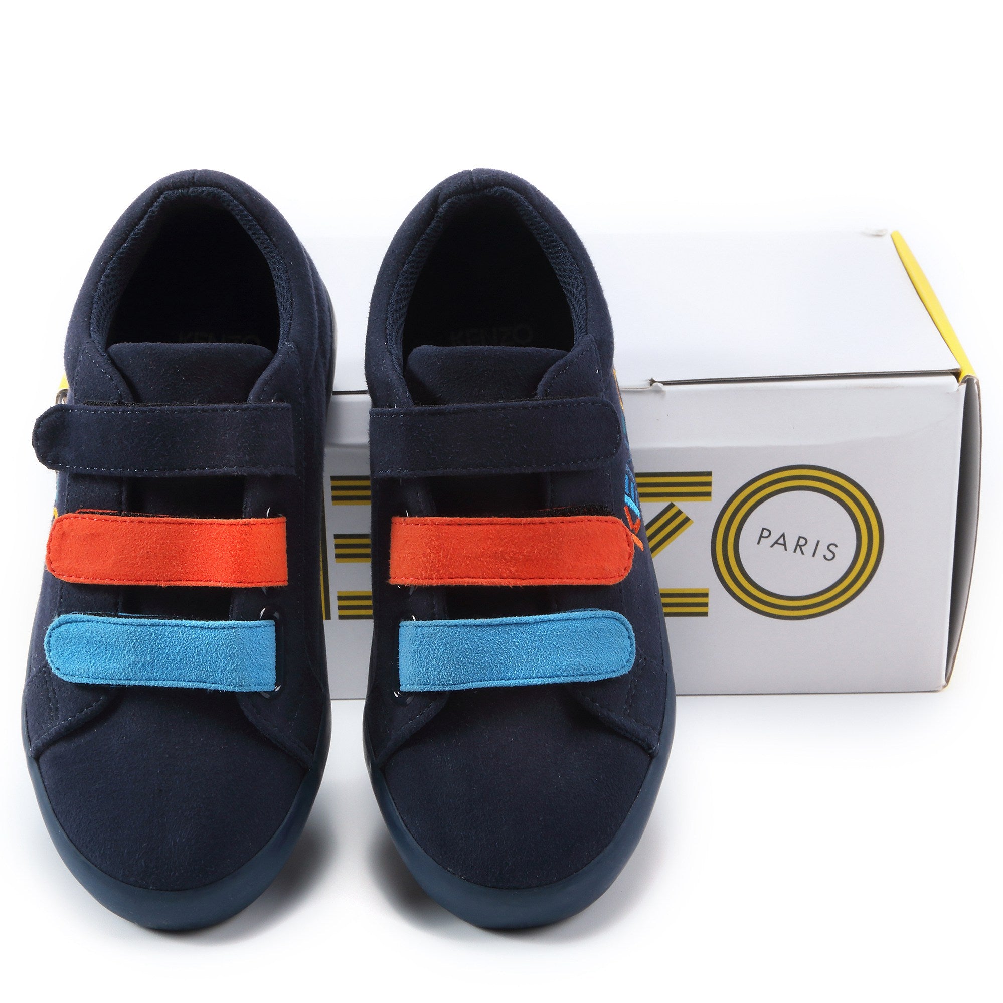 Boys Navy Velcro Shoes