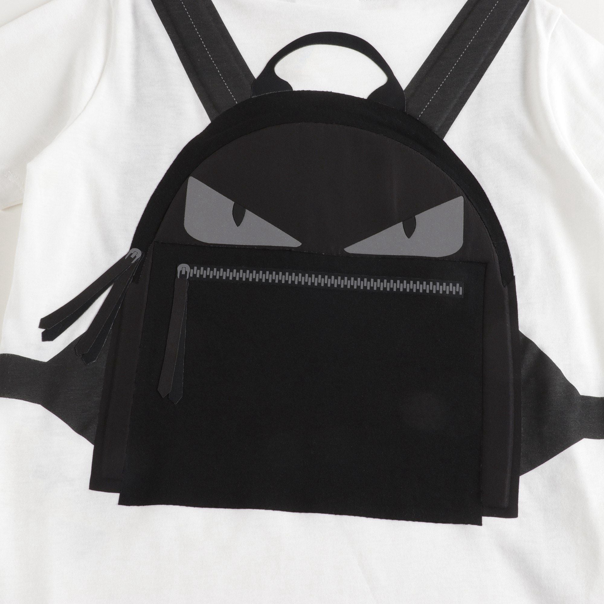 Boys White Cotton T-shirt