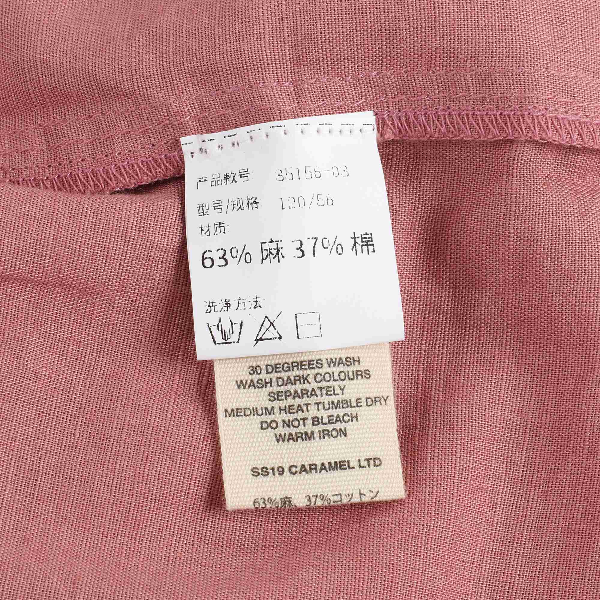 Boys & Girls Brick Red Linen Short