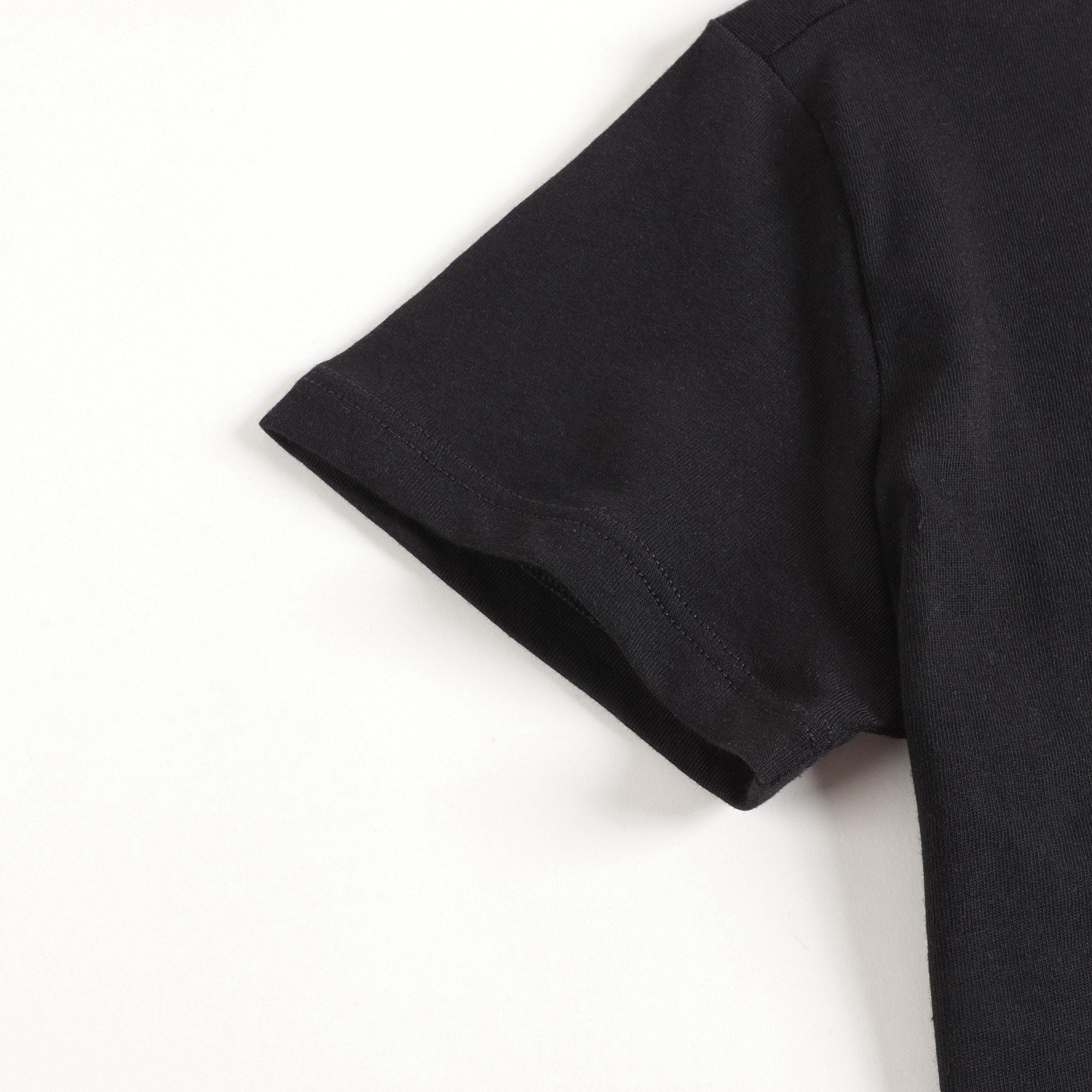 Boys Black Cotton T-shirt