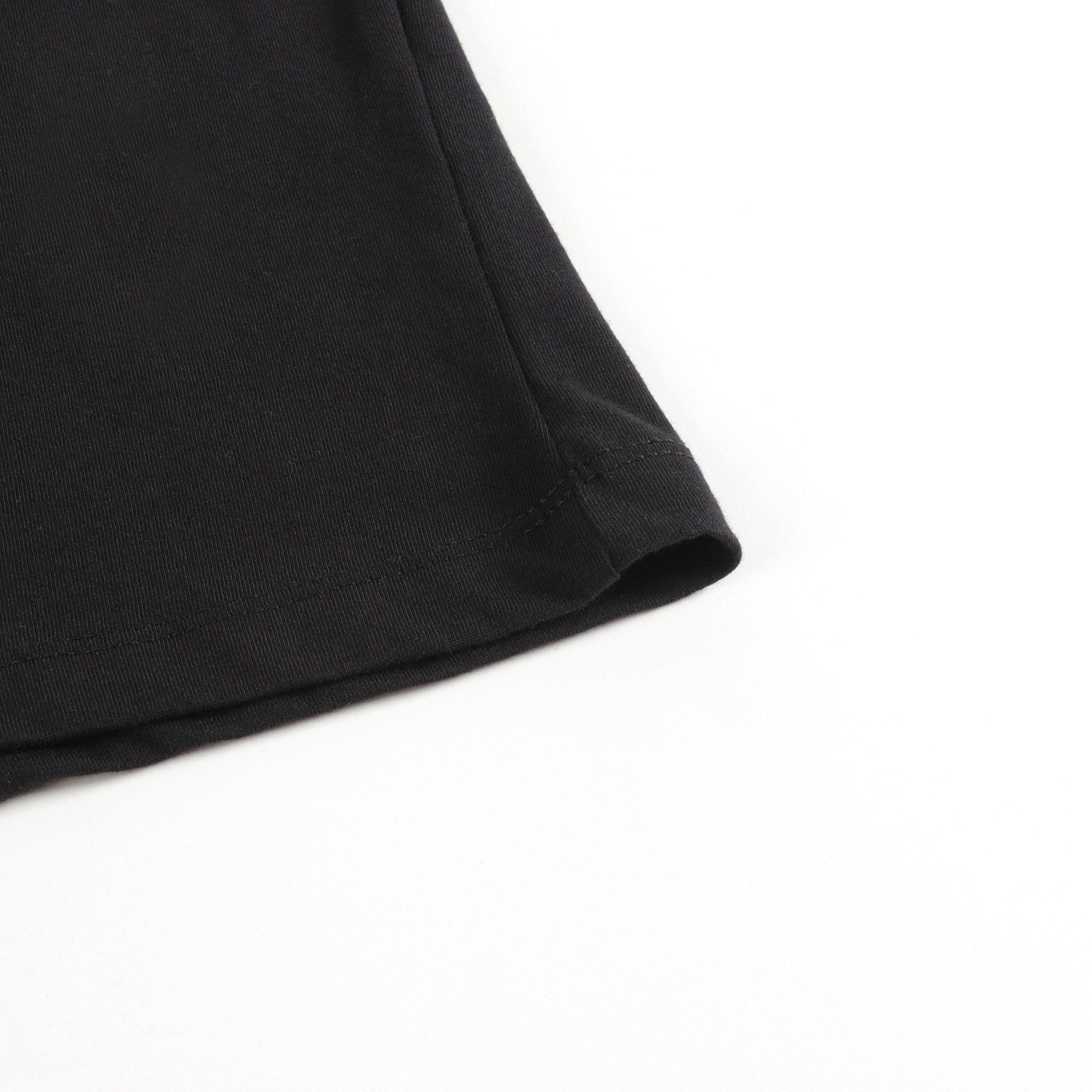 Boys Black Cotton T-shirt