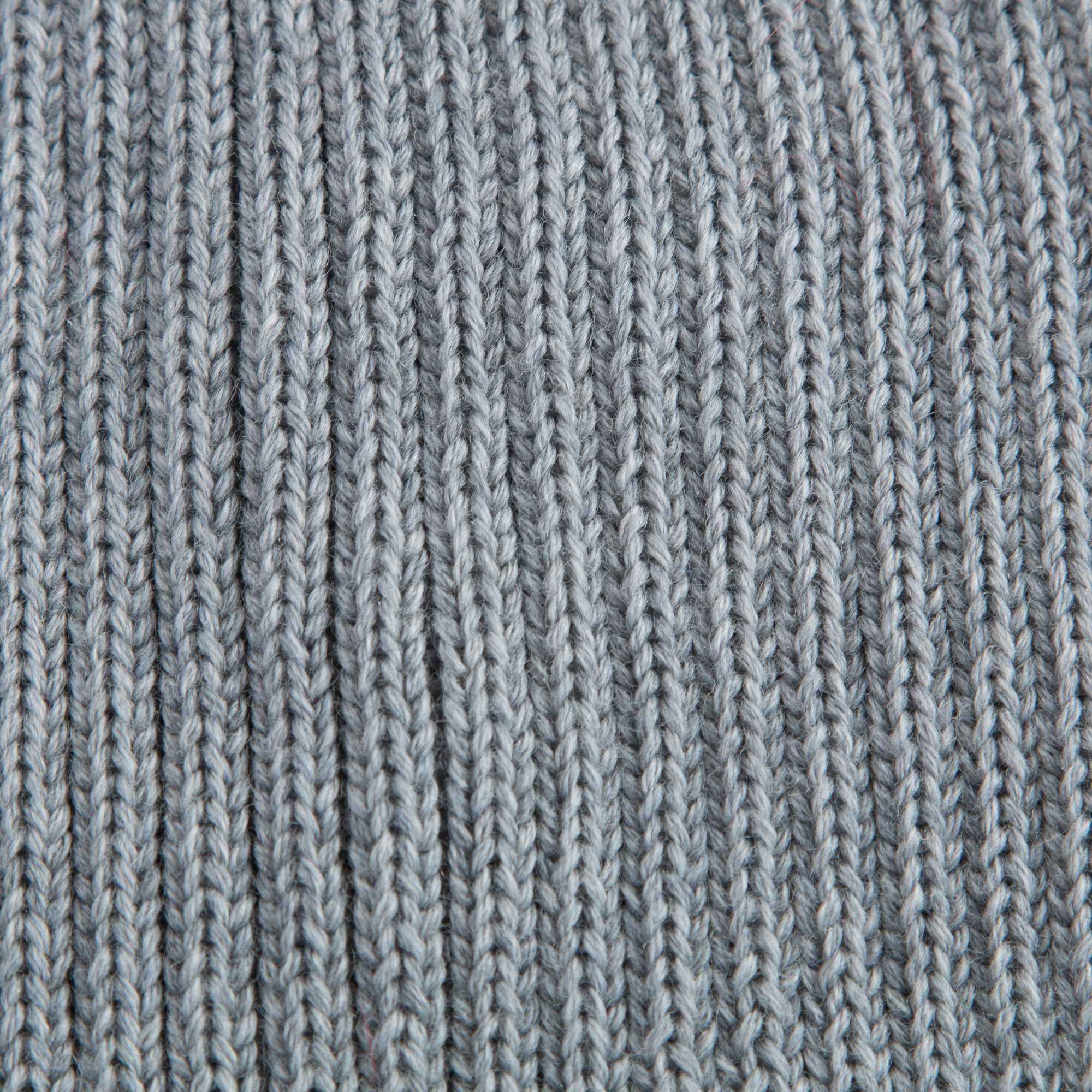 Boys & Girls Grey Knitted Hat With Fur Pom-Pom Trim