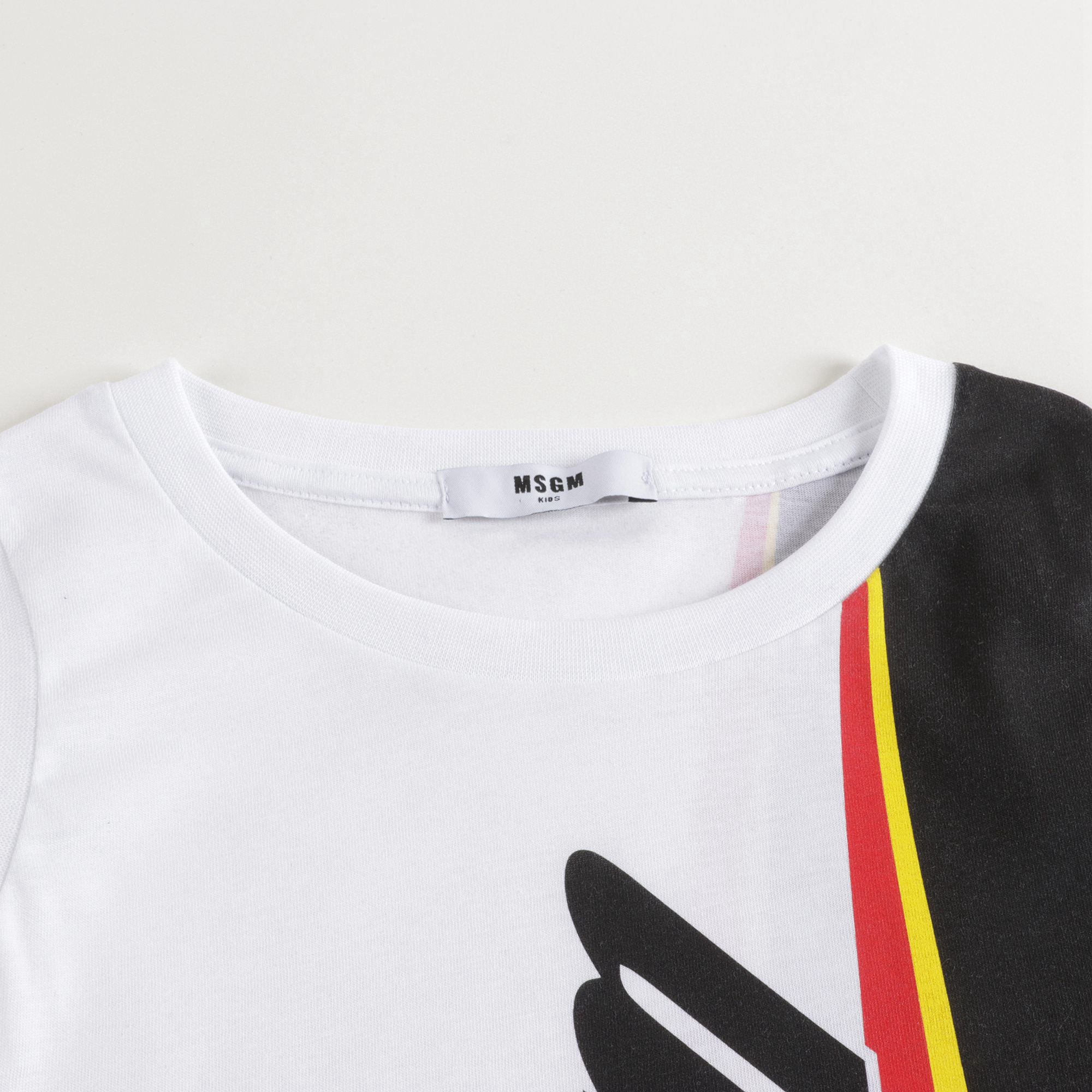 Boys White Logo Cotton Tank Top