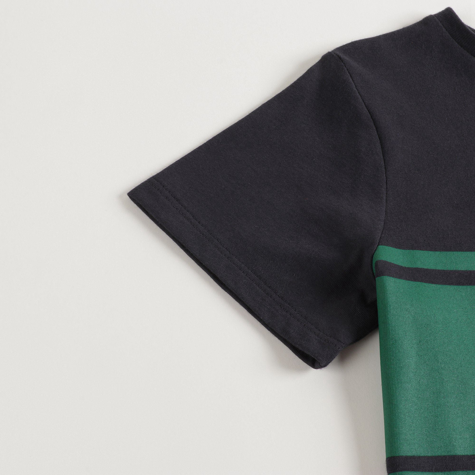 Boys Dark Grey Cotton T-shirt