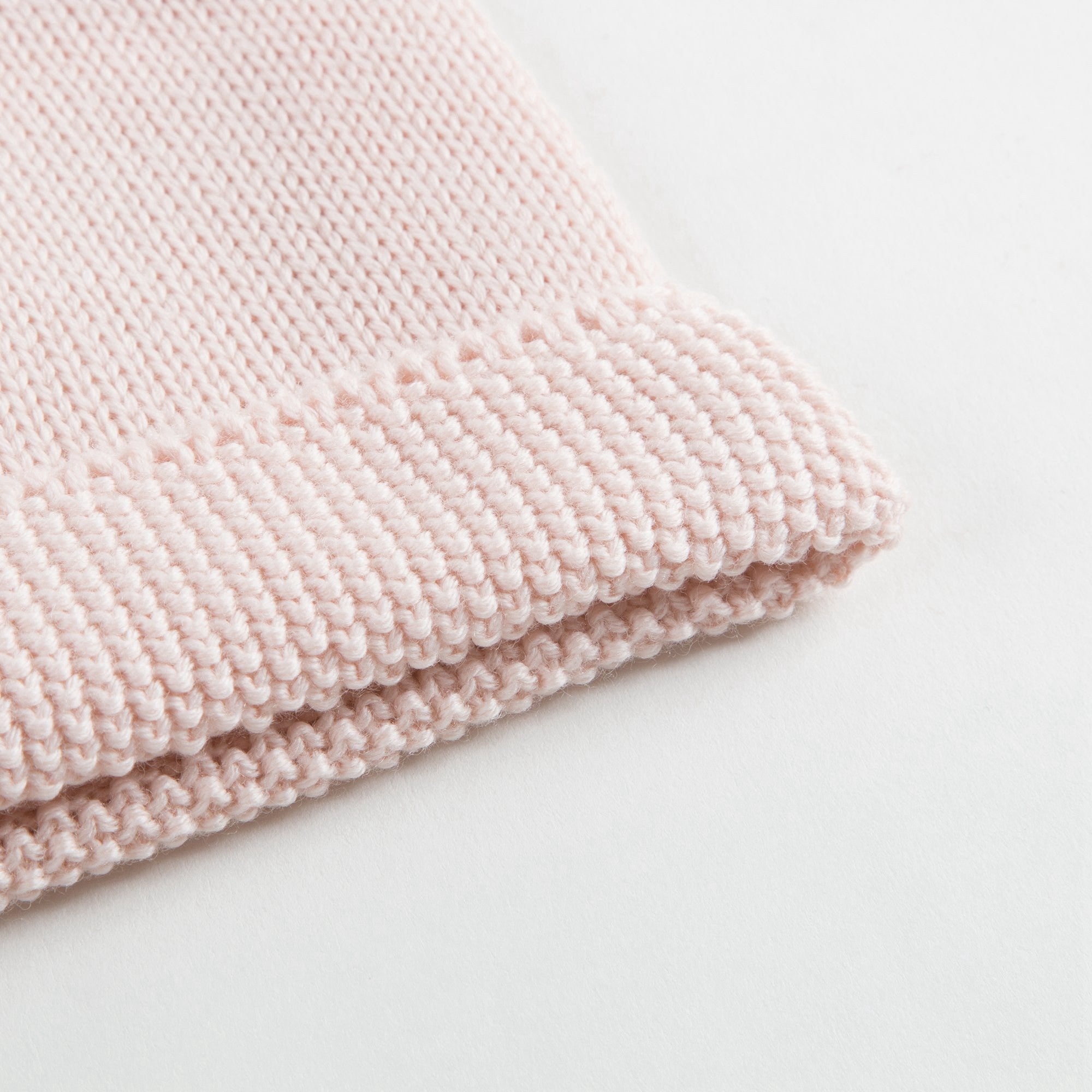 Baby Pink Knitted Hat With Ears