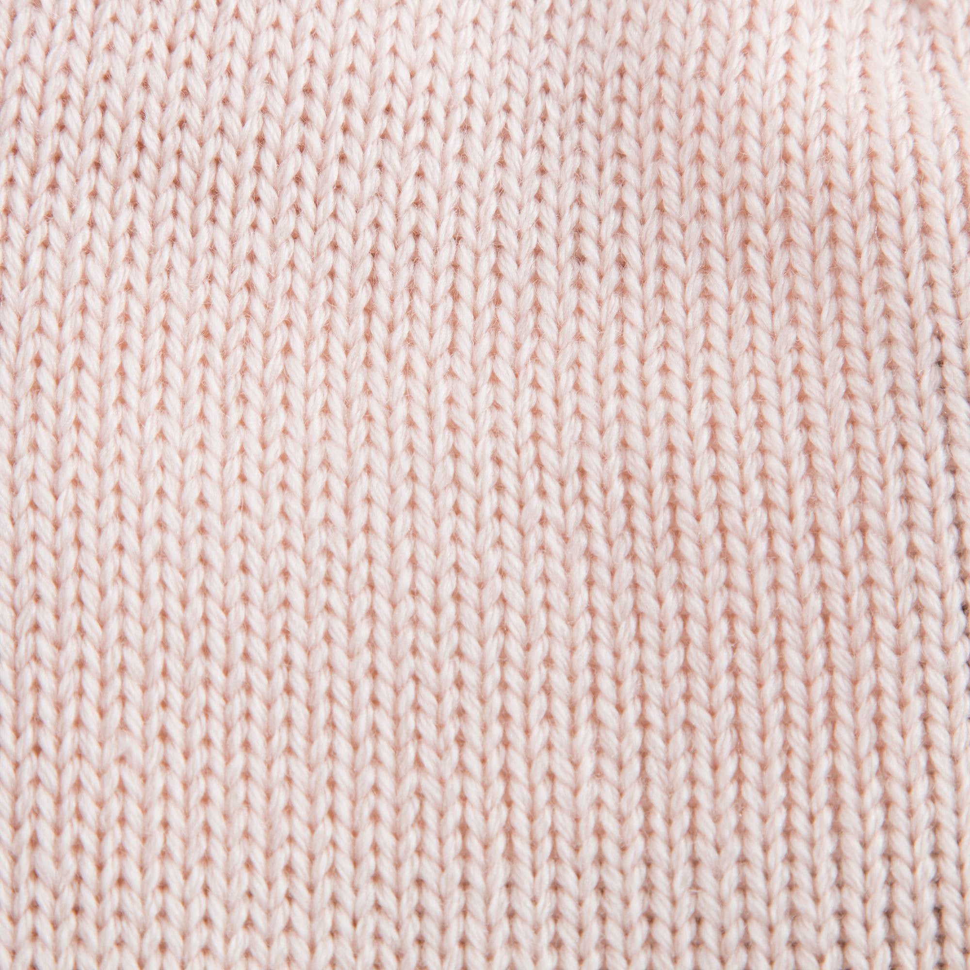 Baby Pink Knitted Hat With Ears