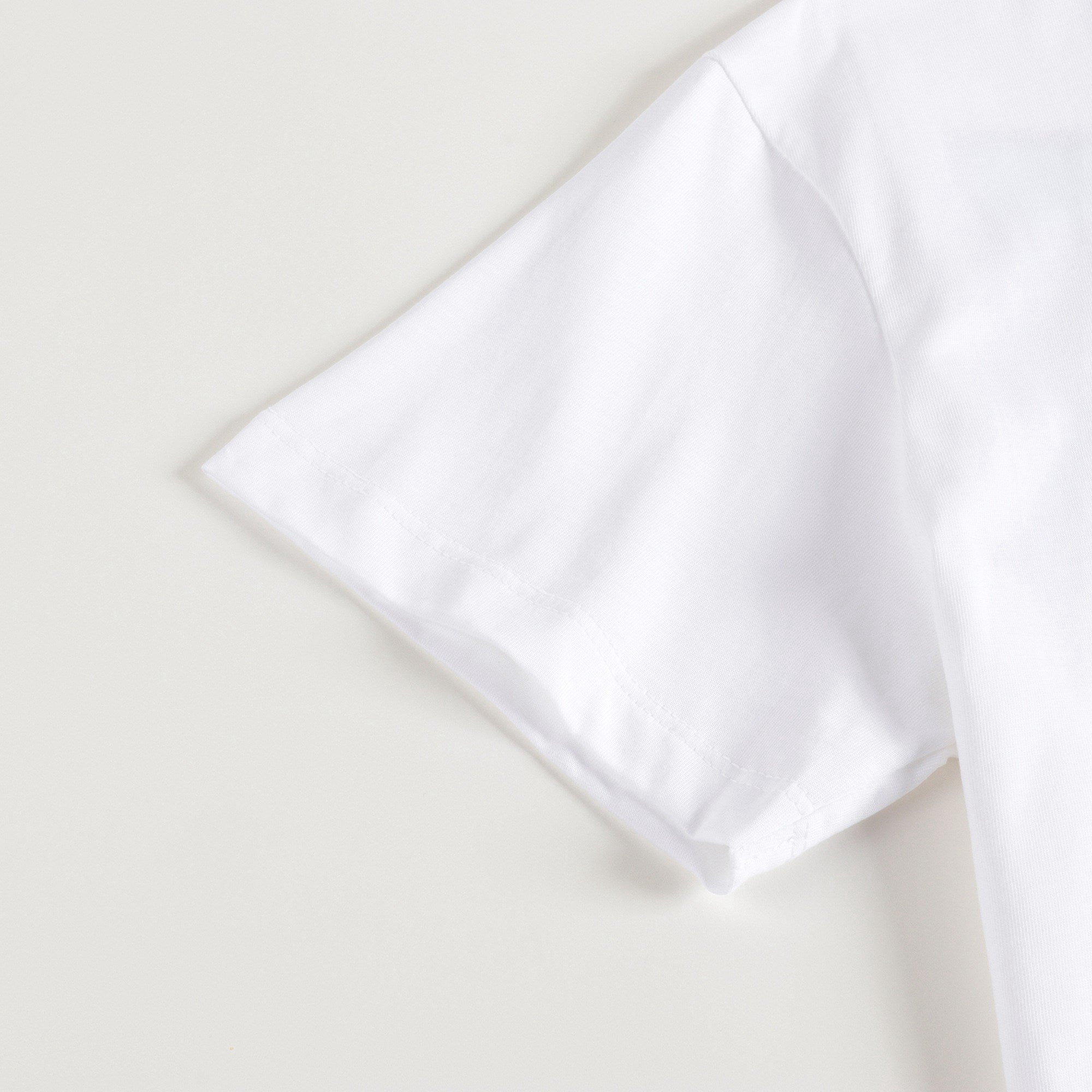 Boys White Cotton T-shirt