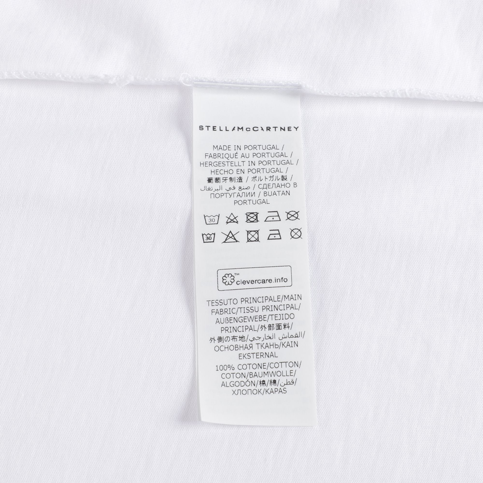Boys White Cotton T-shirt
