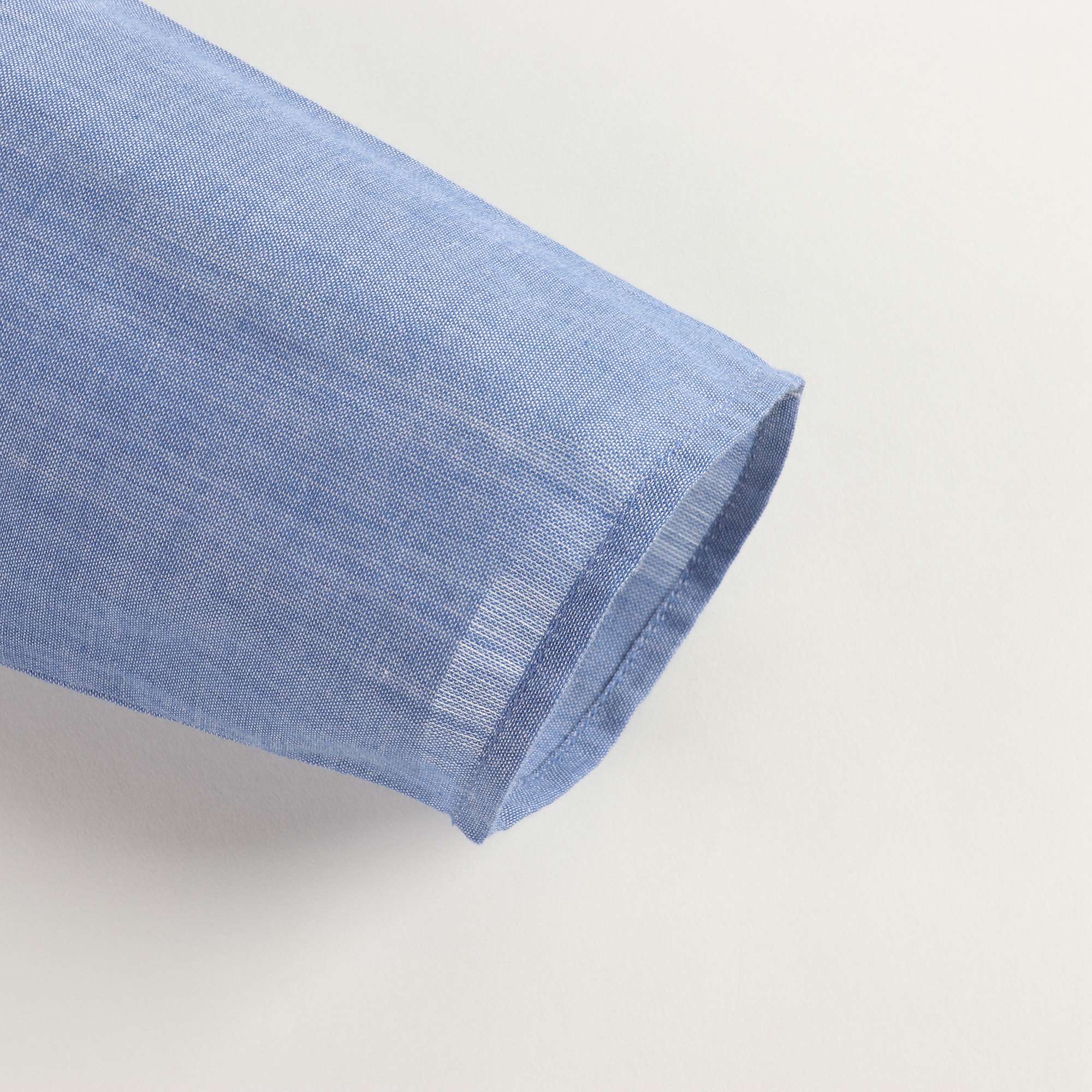 Boys Cornflower Blue Cotton Shirt