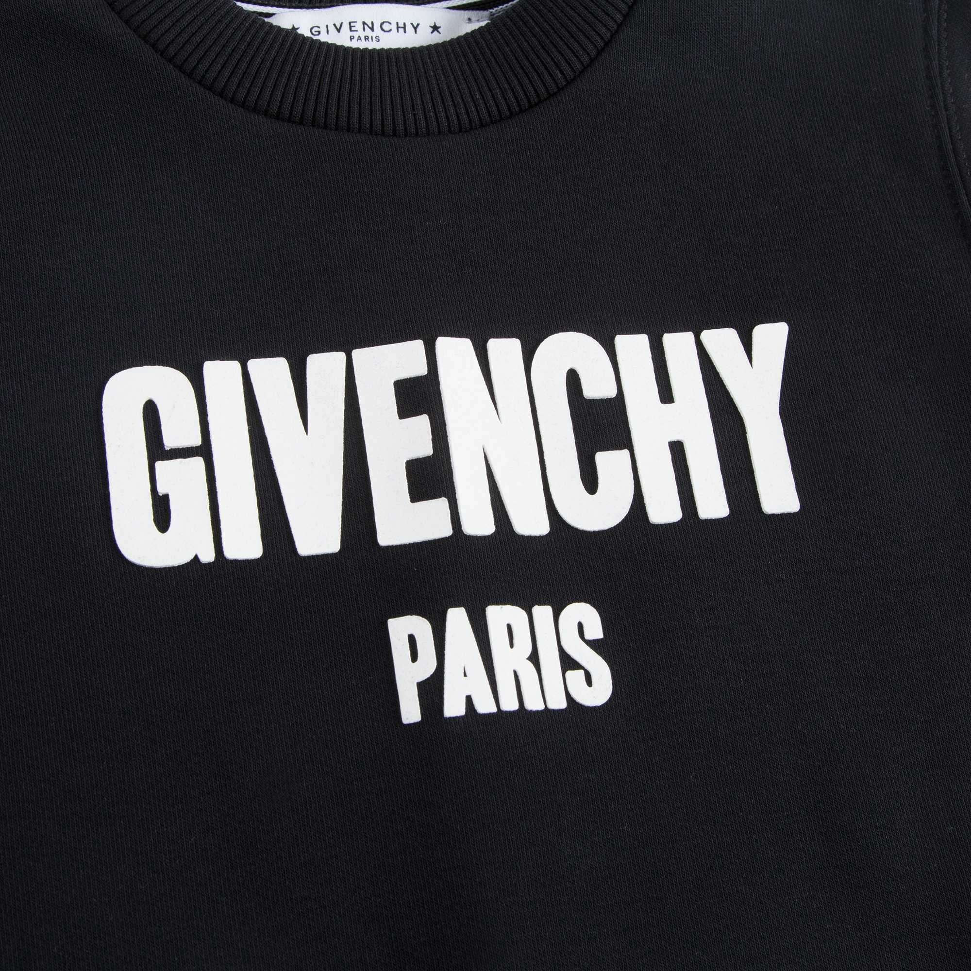 Boys Black Logo Sweatshirt