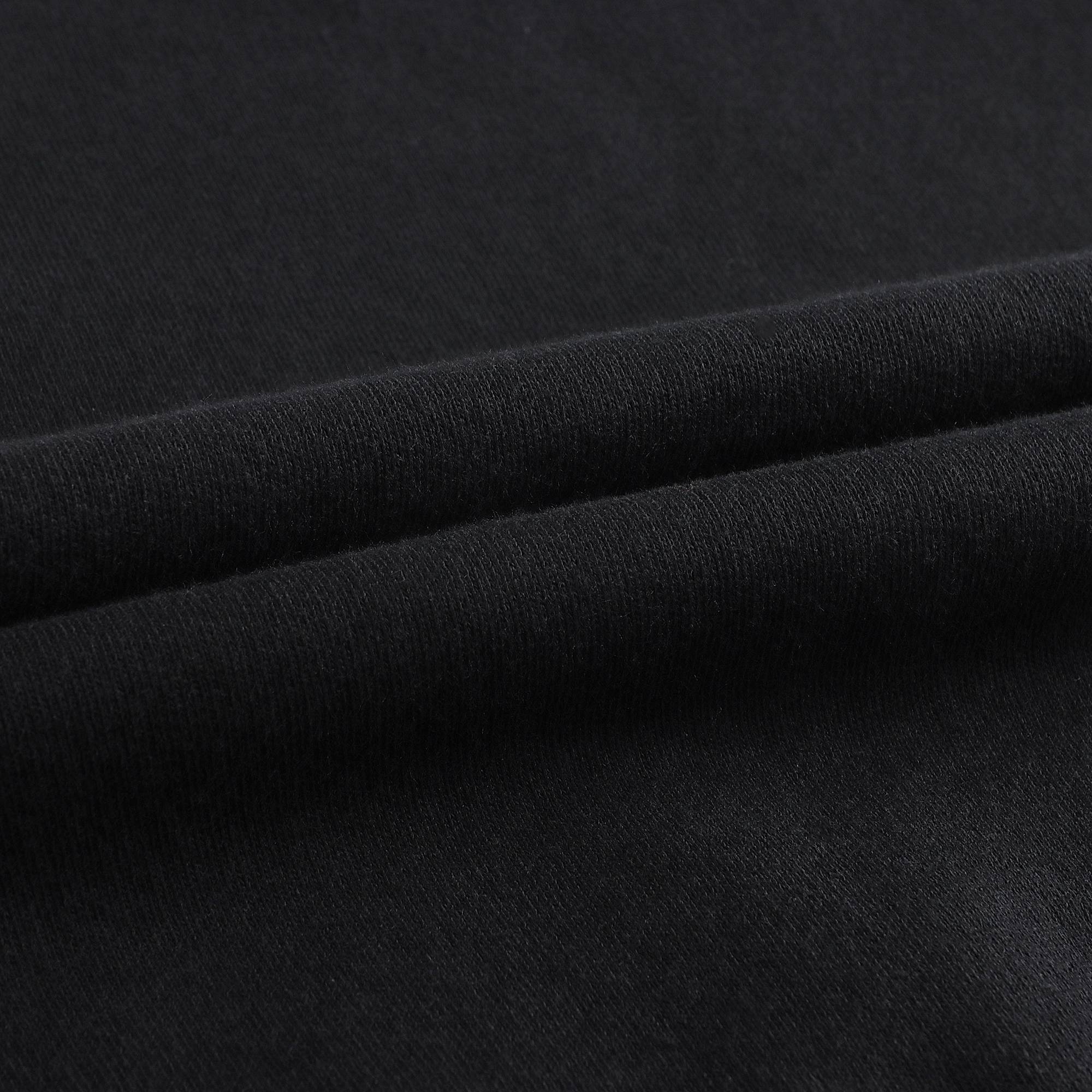 Boys & Girls Black Logo Cotton Sweatshirt
