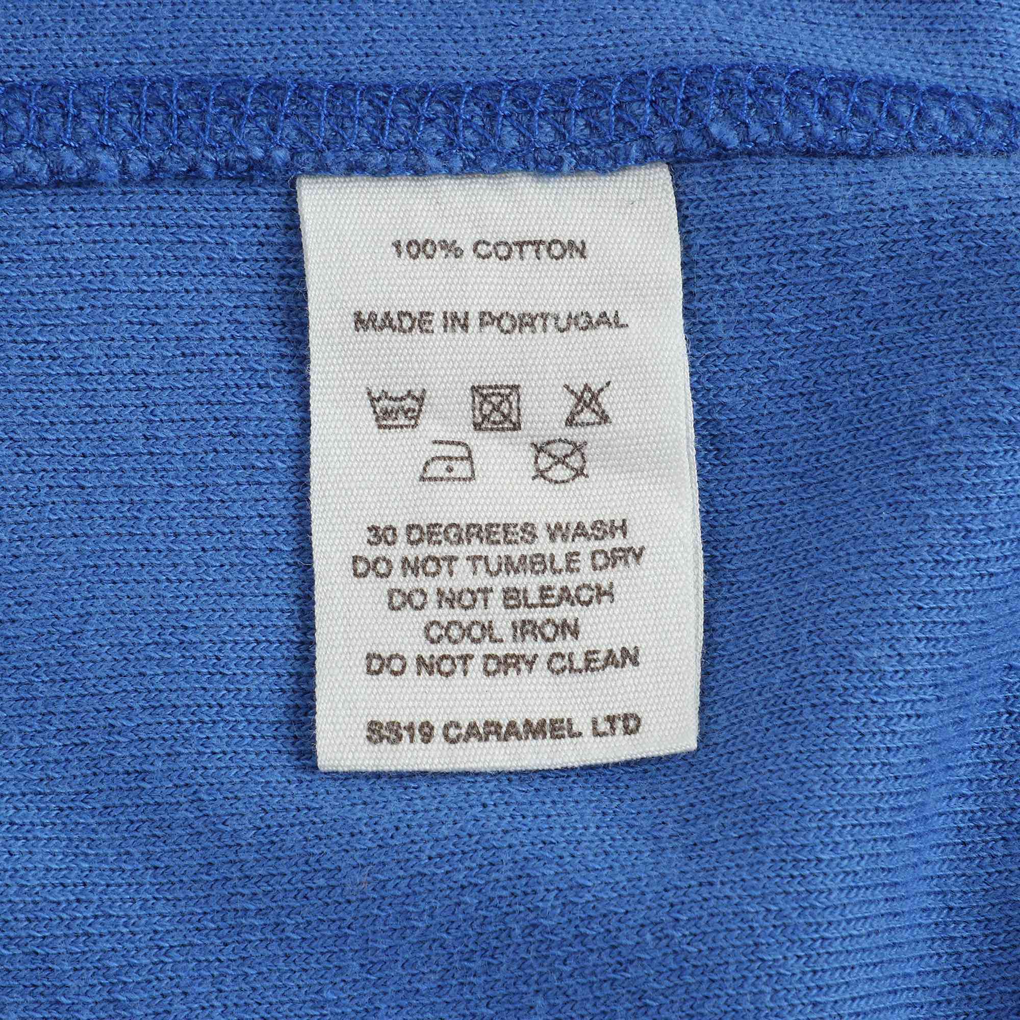 Boys Royal Blue Cotton Jacket