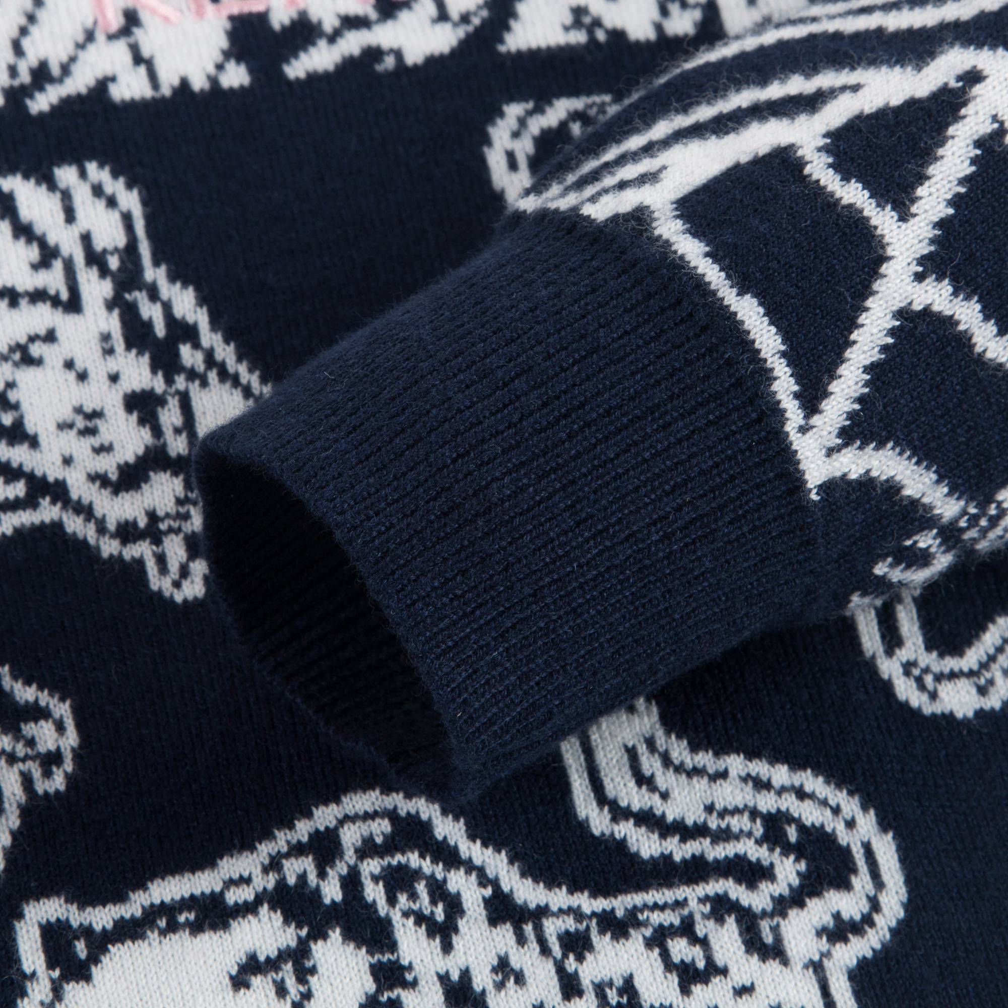 Robe en coton noir imprimé pour fille