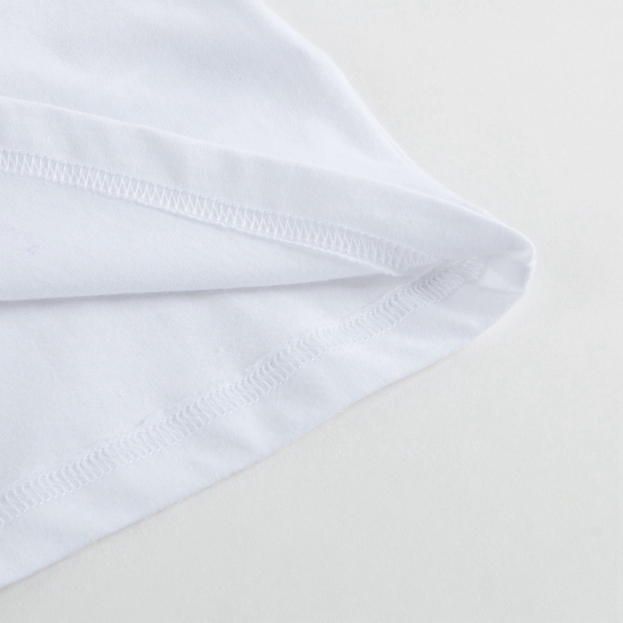 Boys White Logo Long Sleeves T-shirt