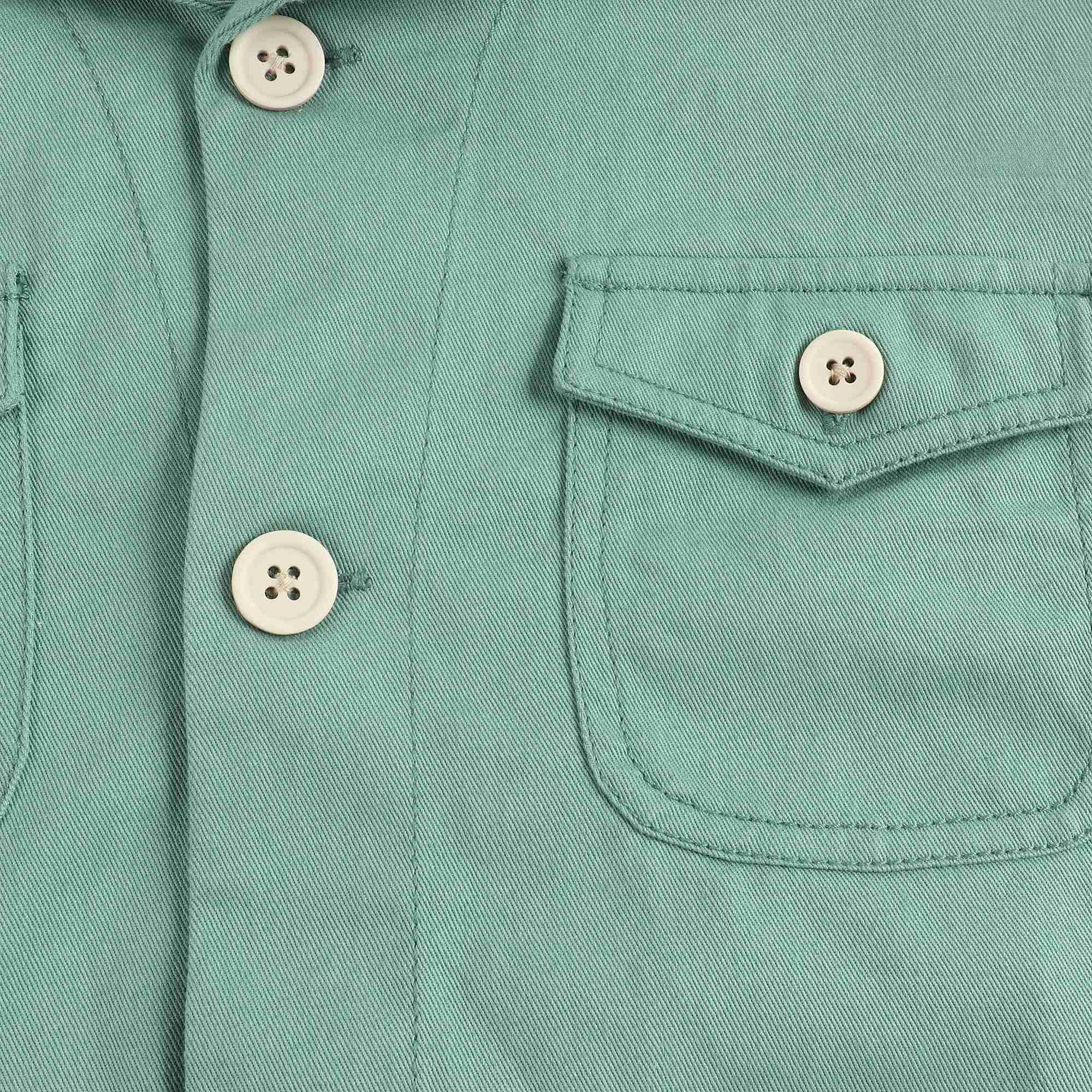 Boys Jade Green Cotton Jackest