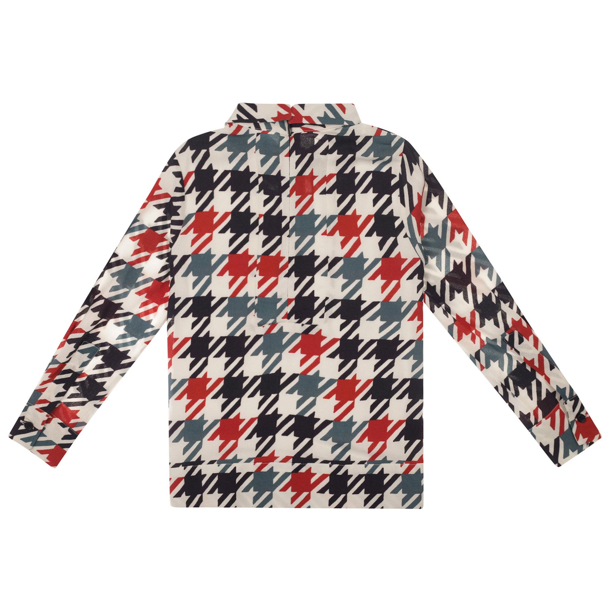 Girls Multicolor Striped Trims Viscose Shirts - CÉMAROSE | Children's Fashion Store - 3