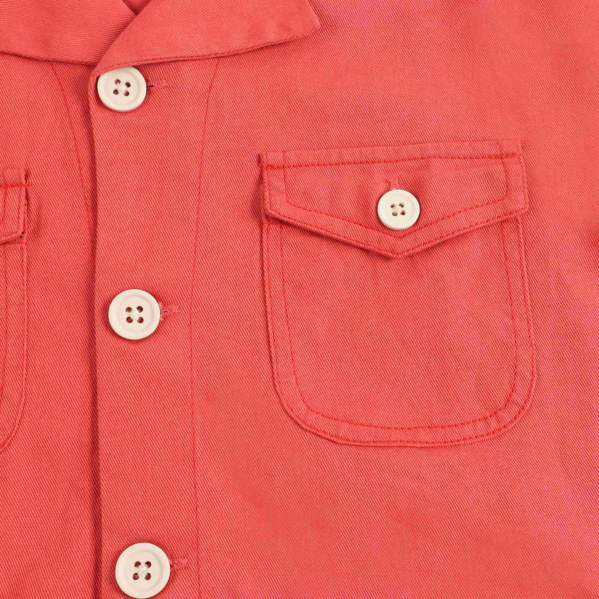 Boys Red Cotton Jacket