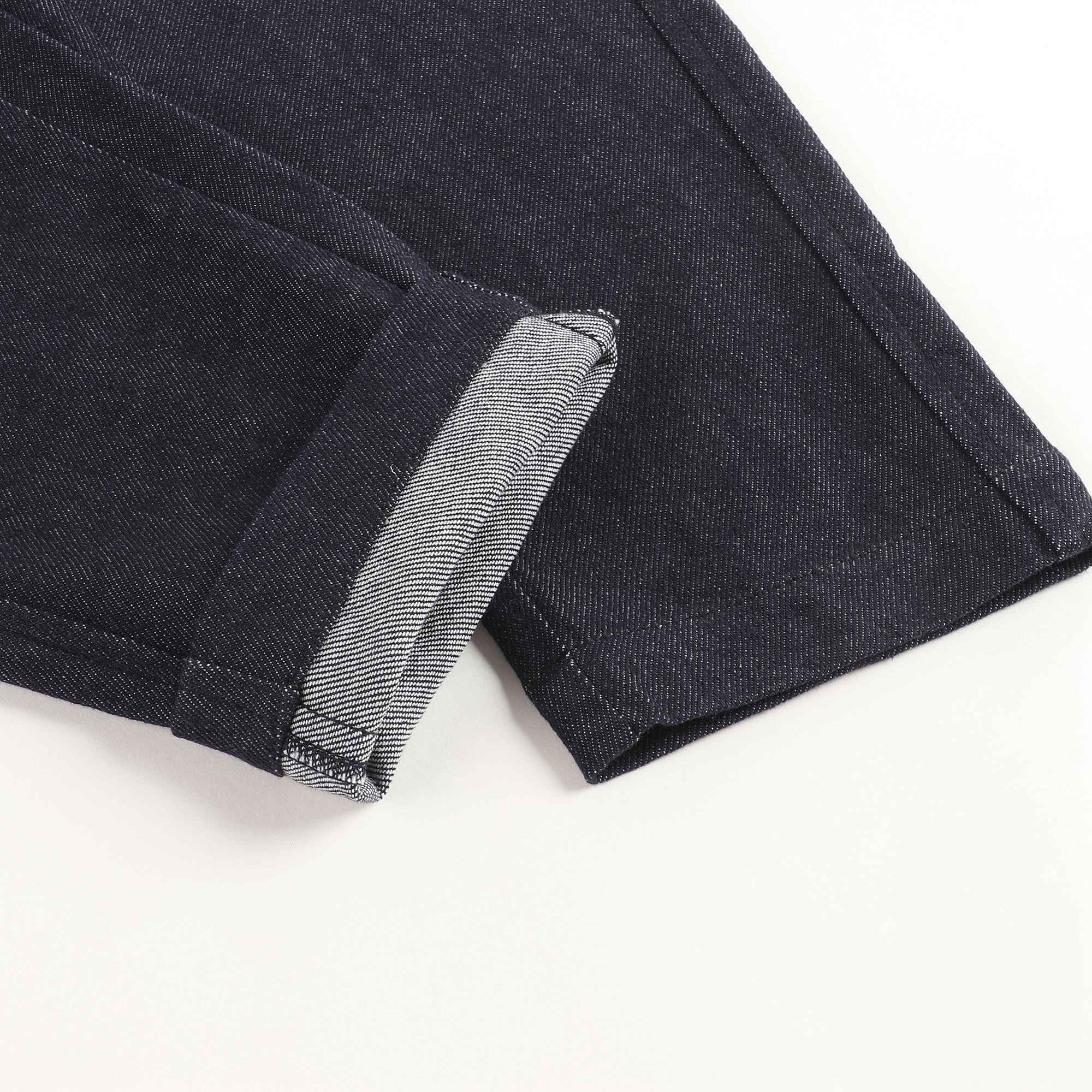 Boys & Girls Dark Blue Cotton Trousers