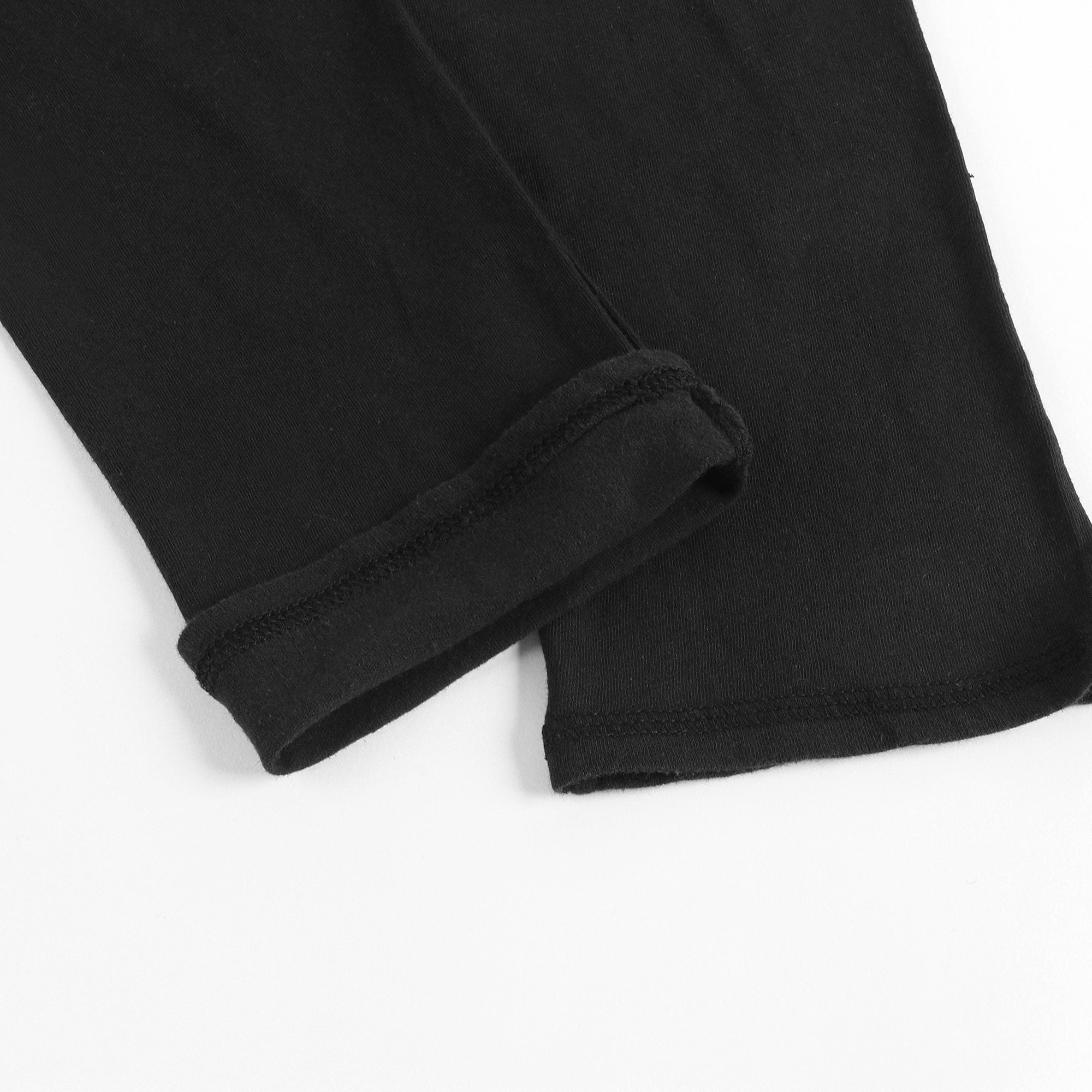 Boys Black Cotton Trousers