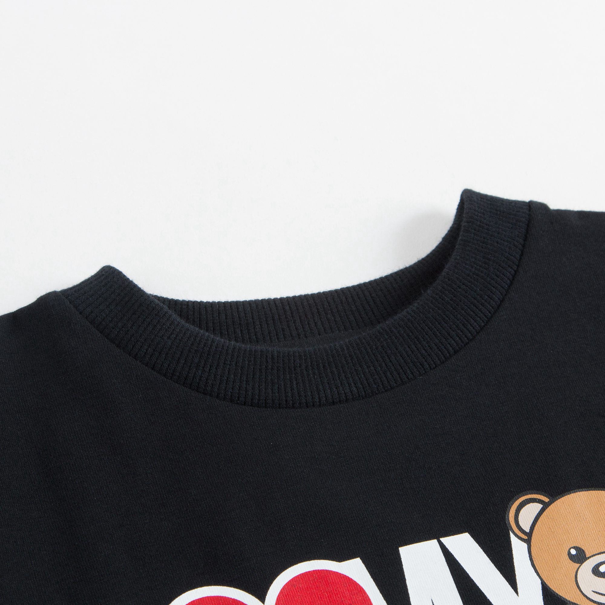 Boys & Girls Black Heart Maxi T-shirt