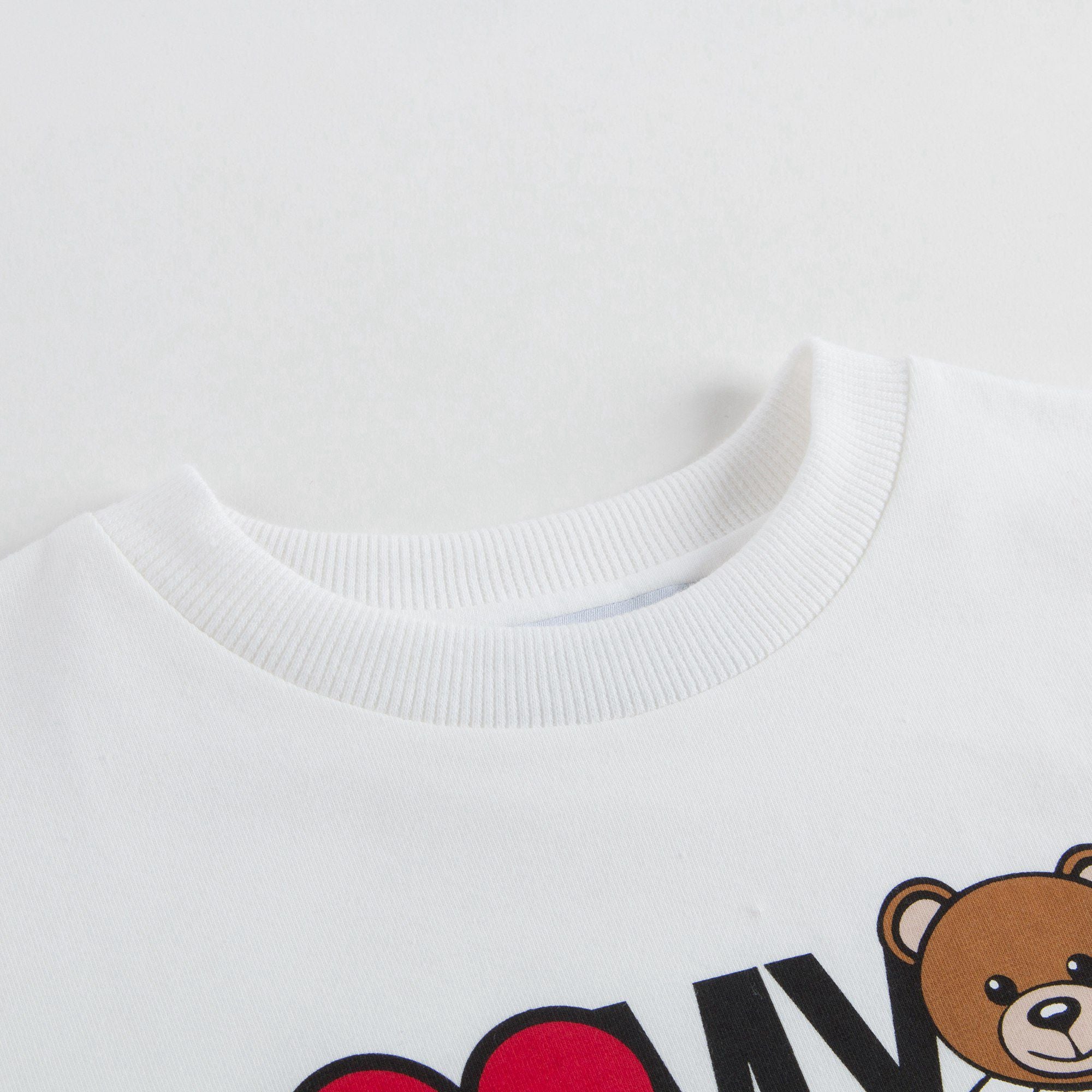 Boys & Girls White Heart Maxi T-shirt
