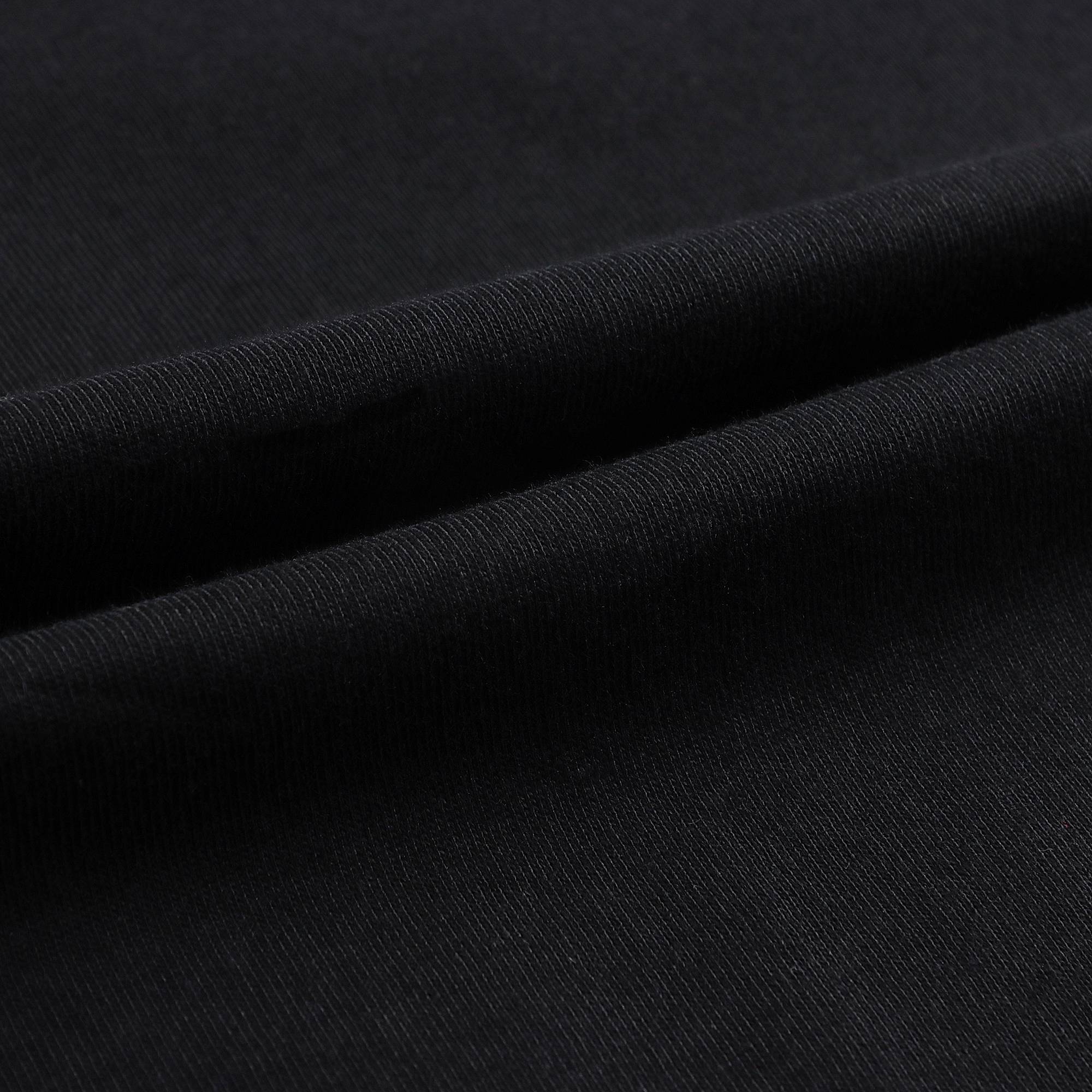 Boys & Girls Black Cotton T-Shirt