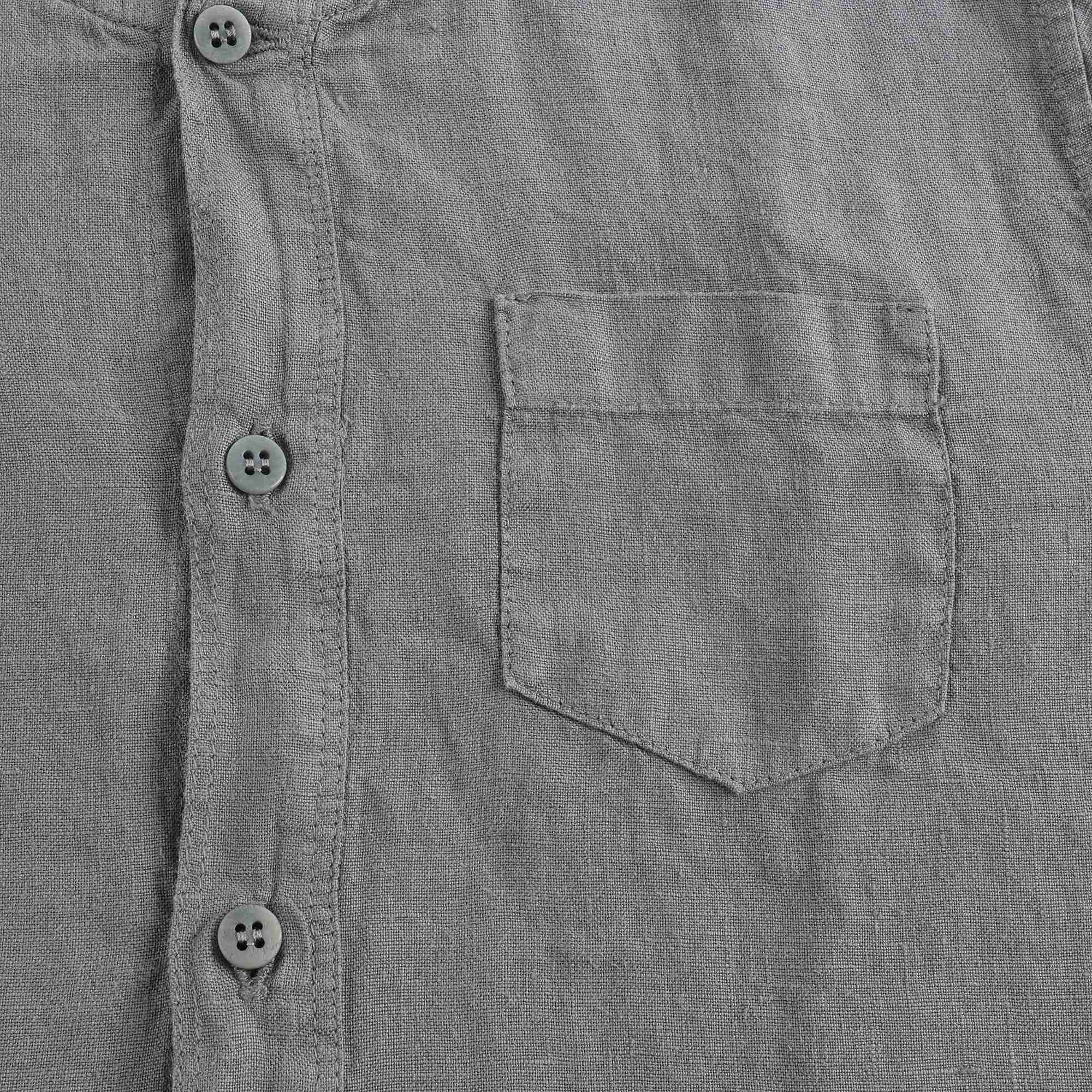 Boys & Girls Grey Linen Shirt