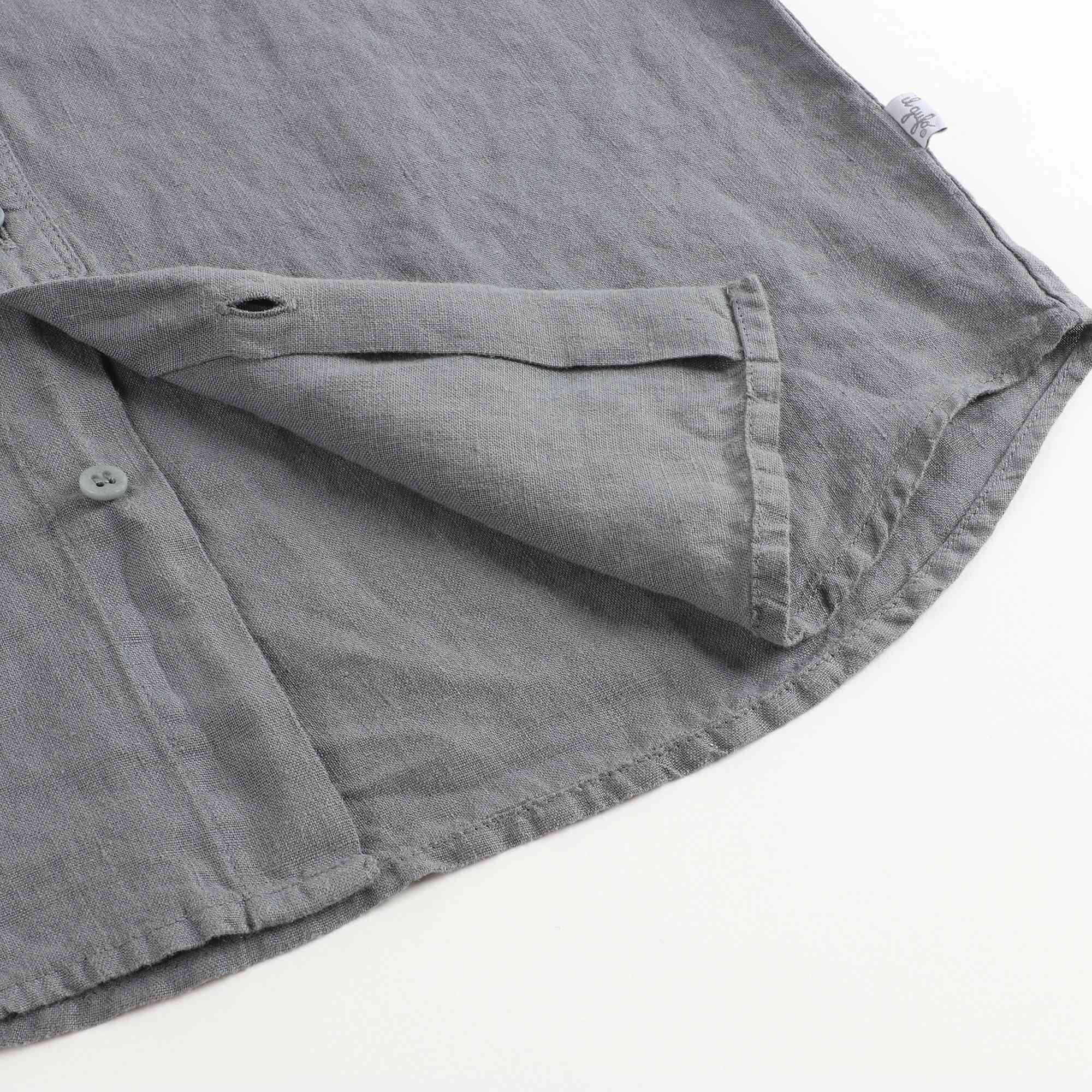 Boys & Girls Grey Linen Shirt