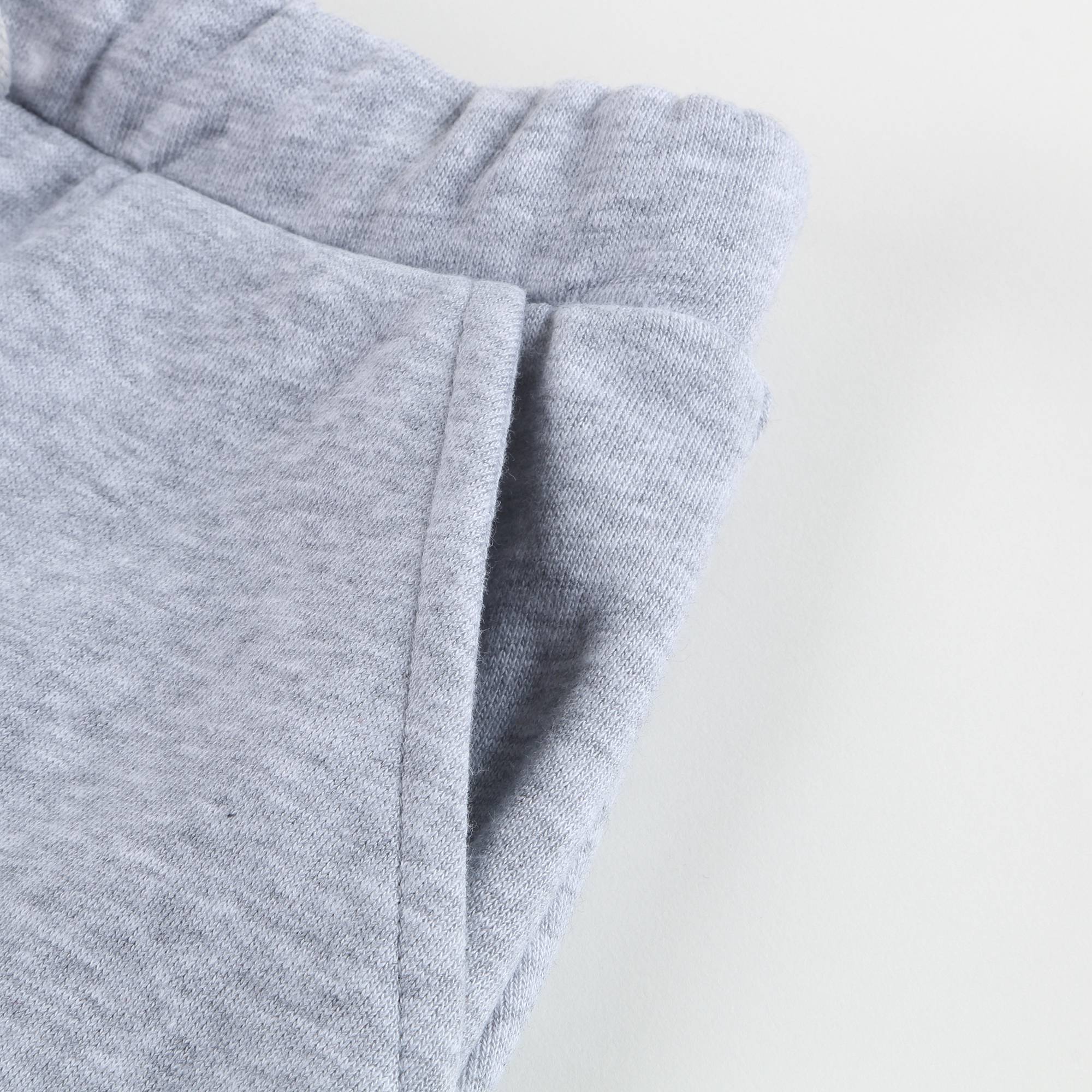 Girls Marl Grey Cotton Skirt