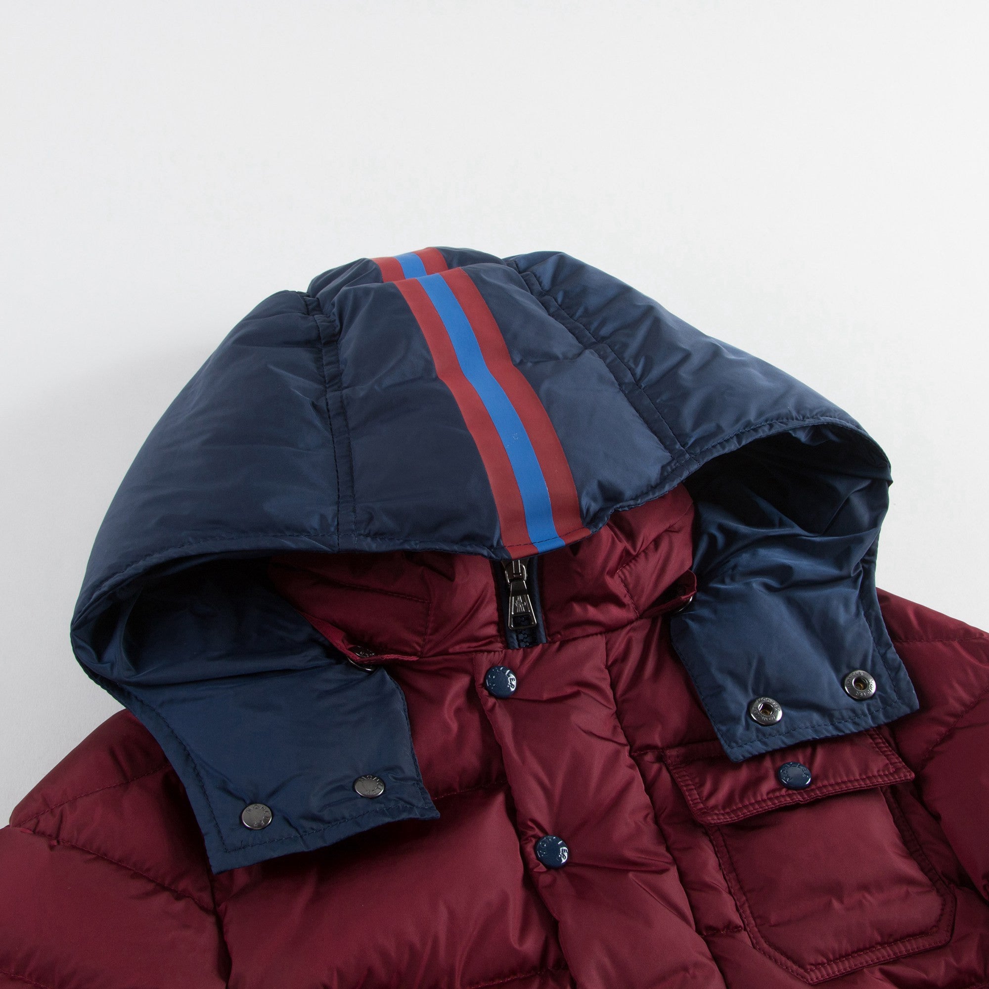 Boys Wine Red 'Willie' Down Padded Jacket