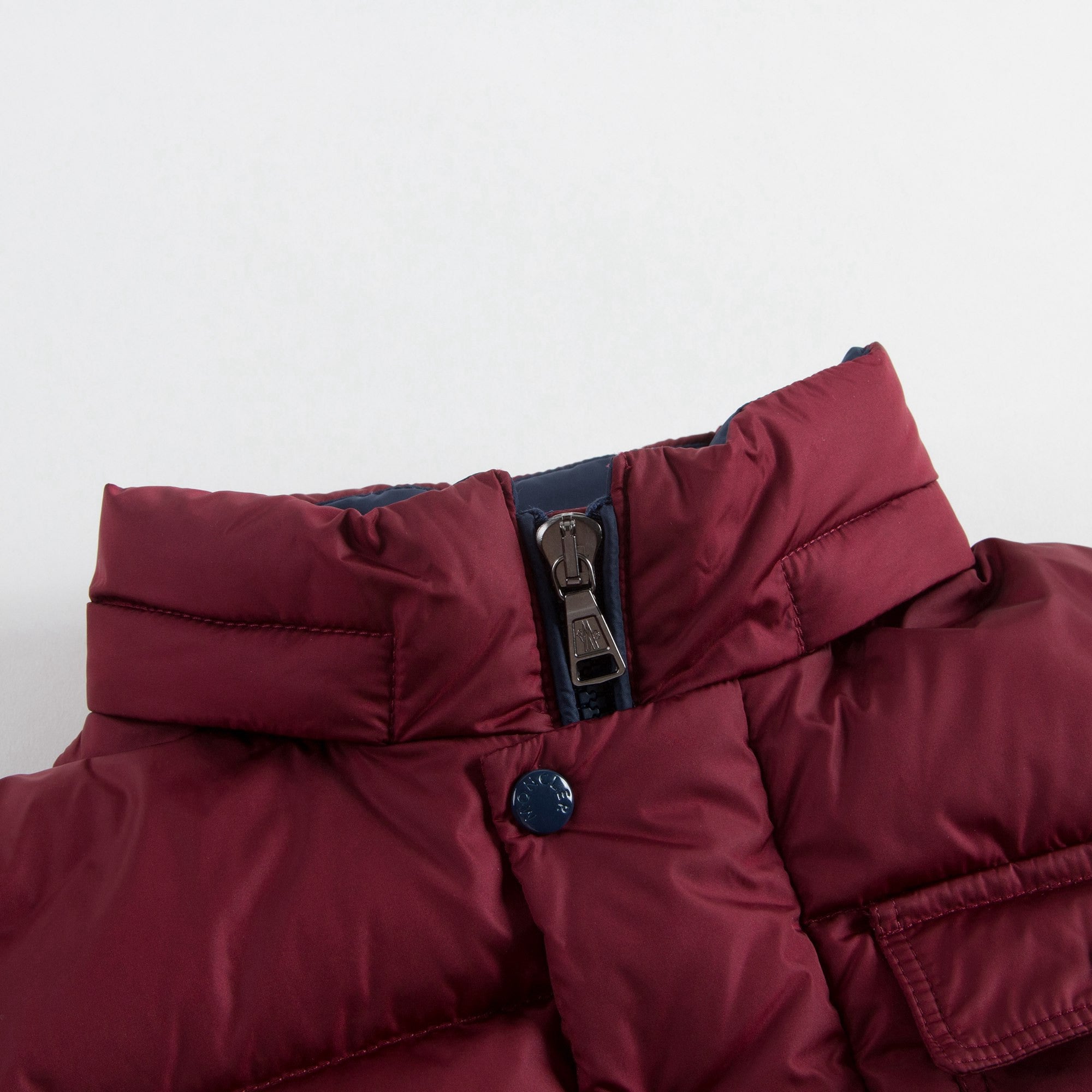 Boys Wine Red 'Willie' Down Padded Jacket
