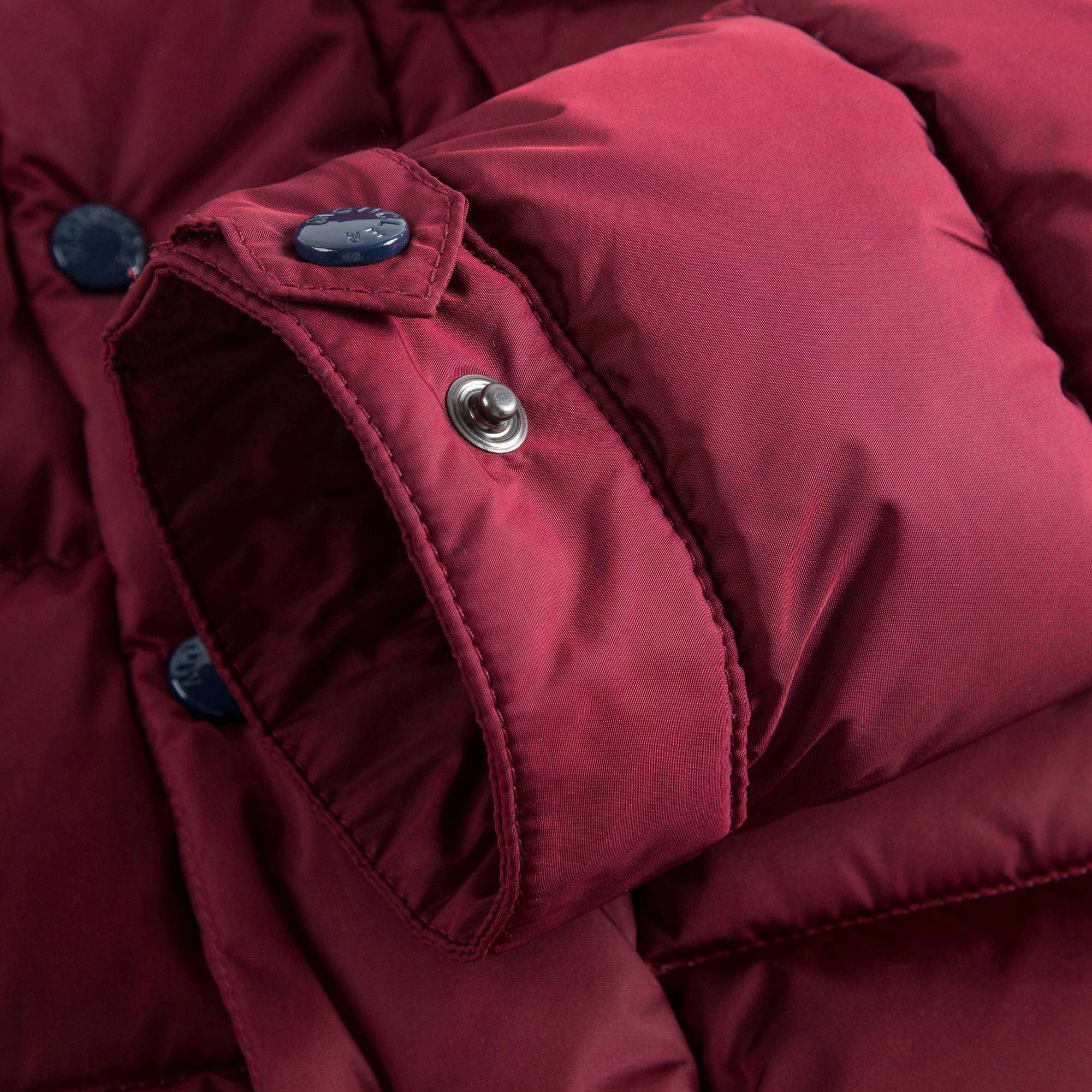Boys Wine Red 'Willie' Down Padded Jacket