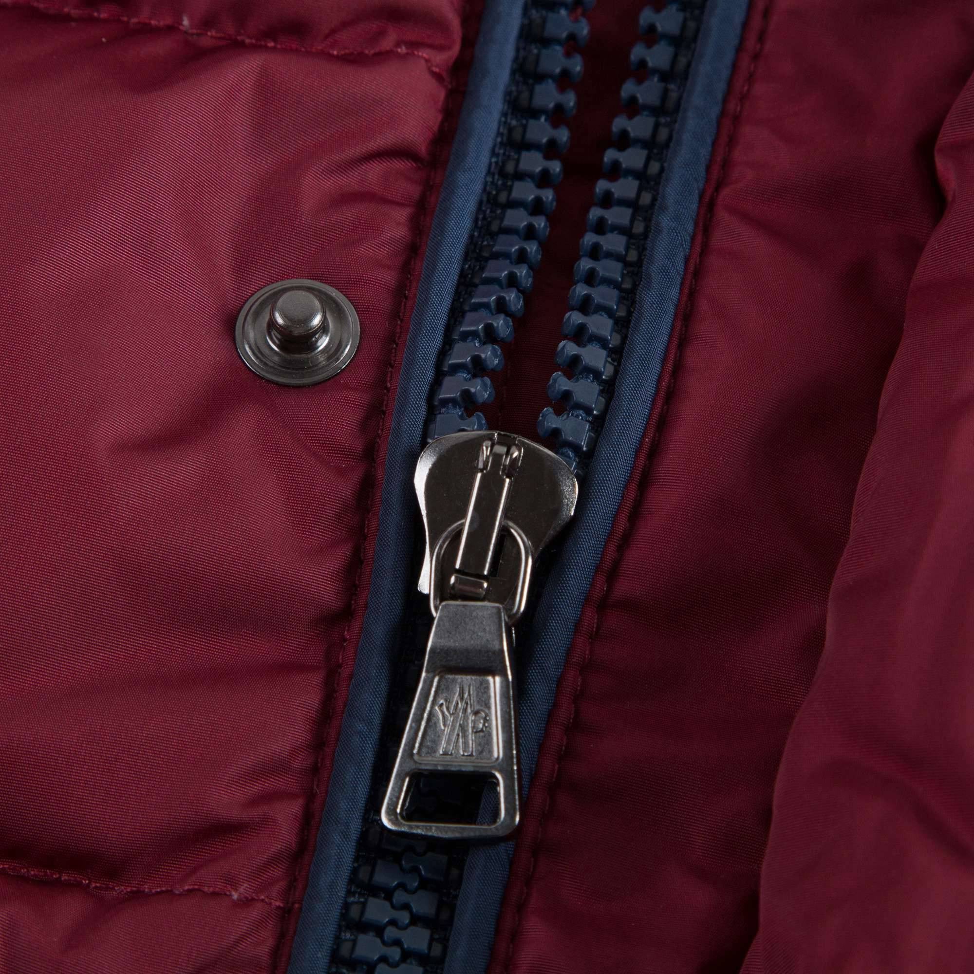 Boys Wine Red 'Willie' Down Padded Jacket