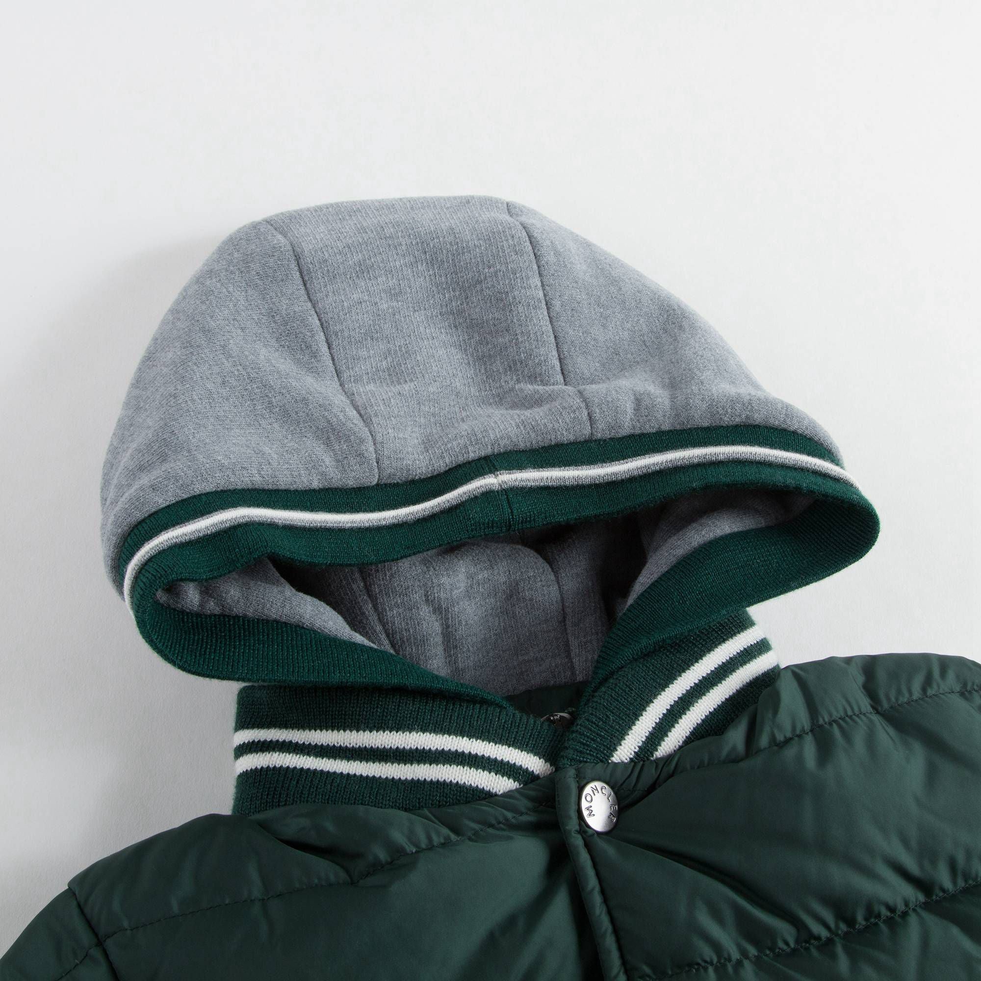 Boys Green 'Auberie' Down Padded Jacket